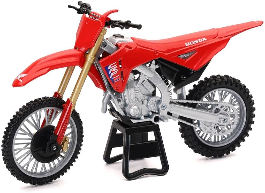 MODEL DIE CAST HONDA CR450F 2025, SCALE 1:12, NEWRAY 58493 image 1