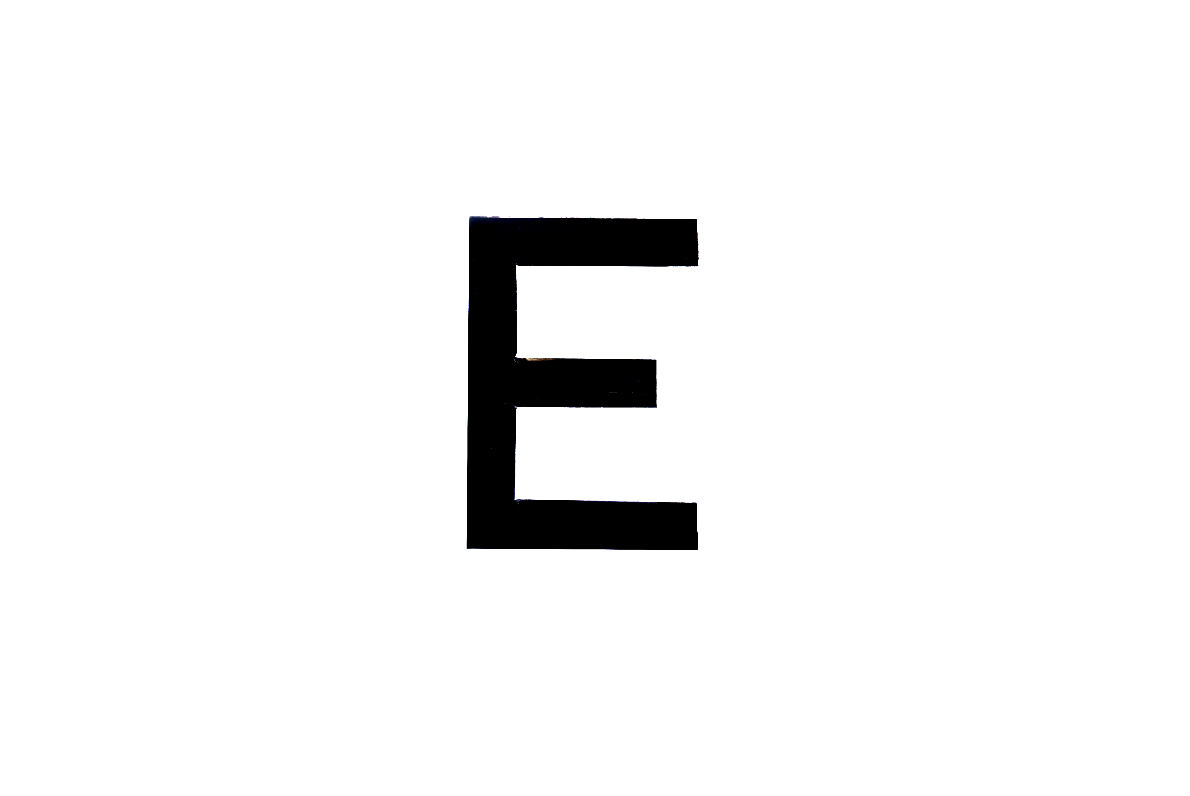 NUMBER PLATE DIGITS E EACH image 1