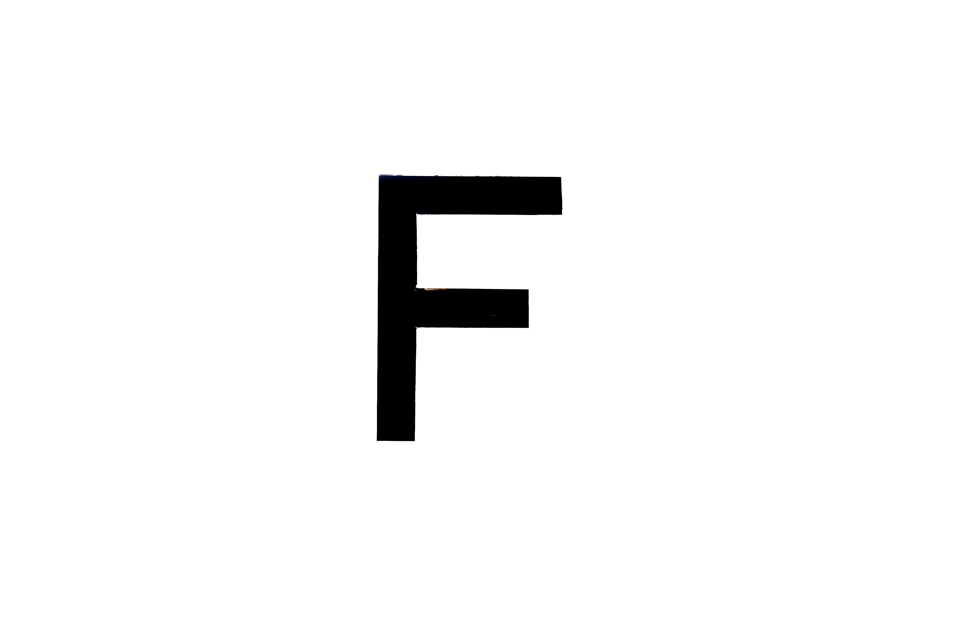 NUMBER PLATE DIGITS F EACH image 1