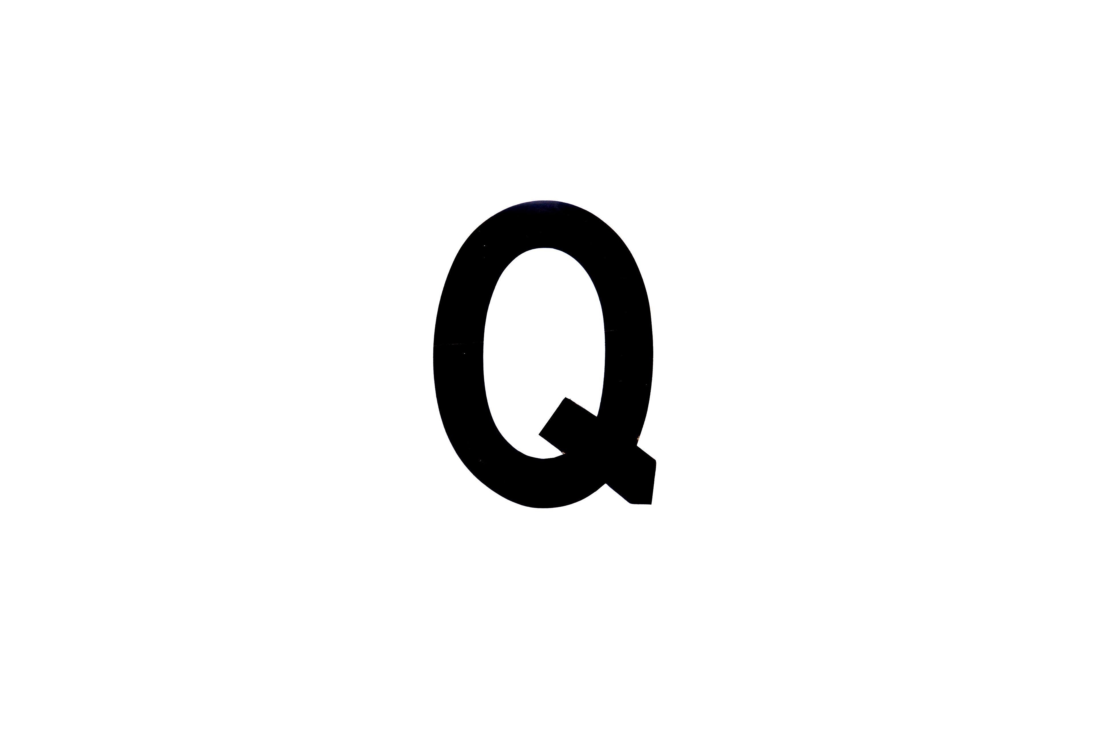 NUMBER PLATE DIGITS Q EACH image 1