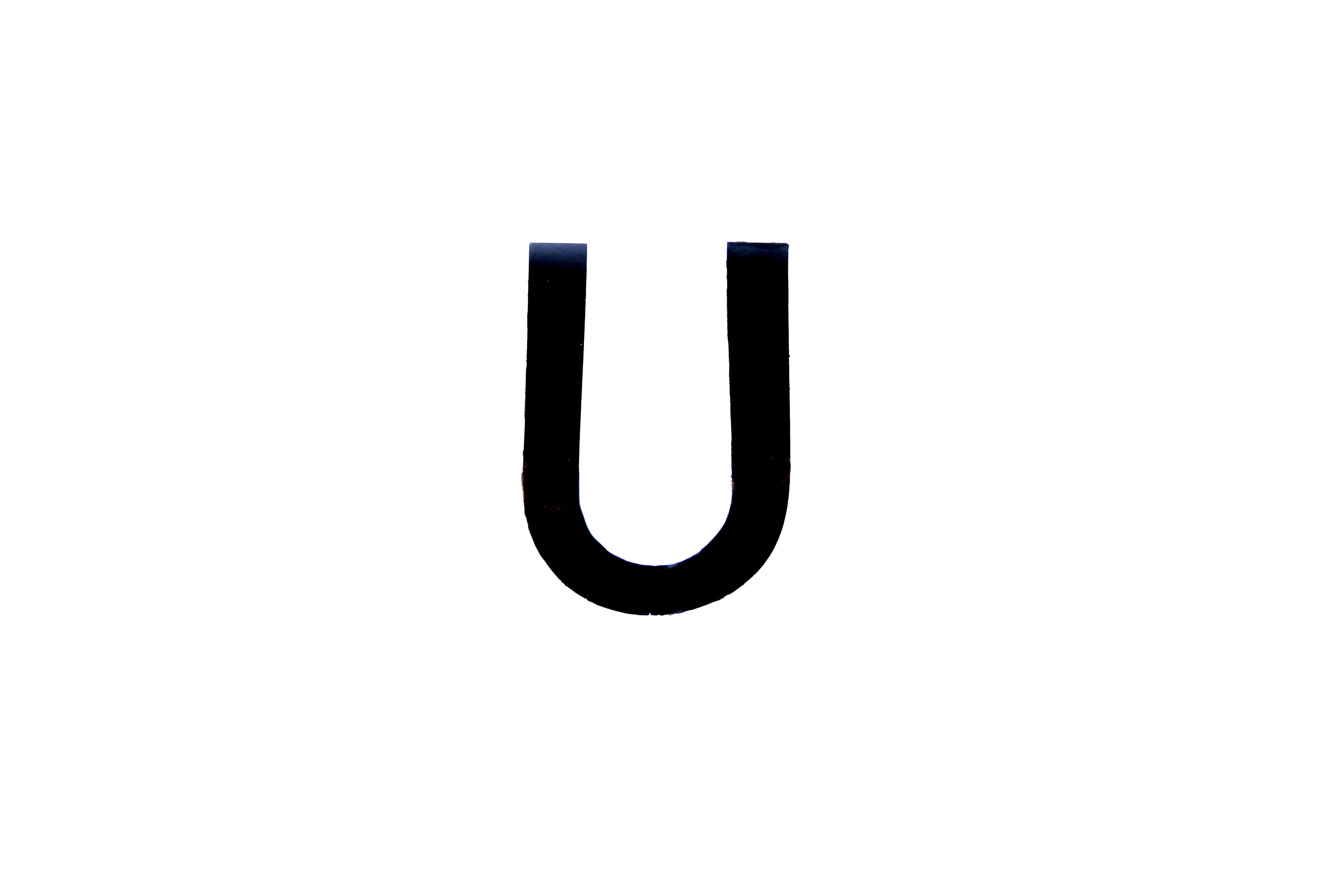 NUMBER PLATE DIGITS U EACH image 1