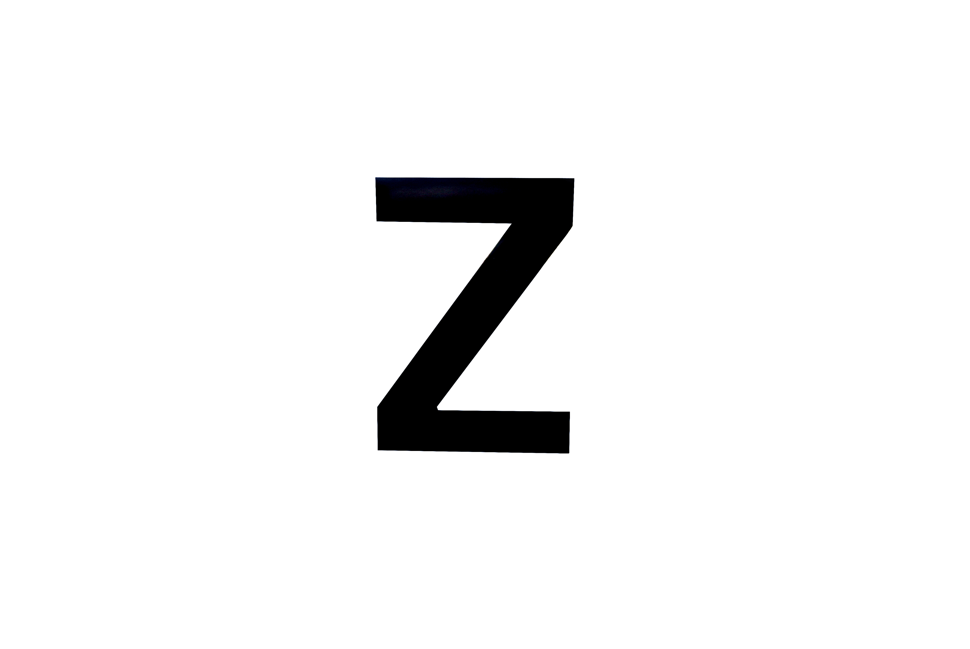 NUMBER PLATE DIGITS Z EACH image 1