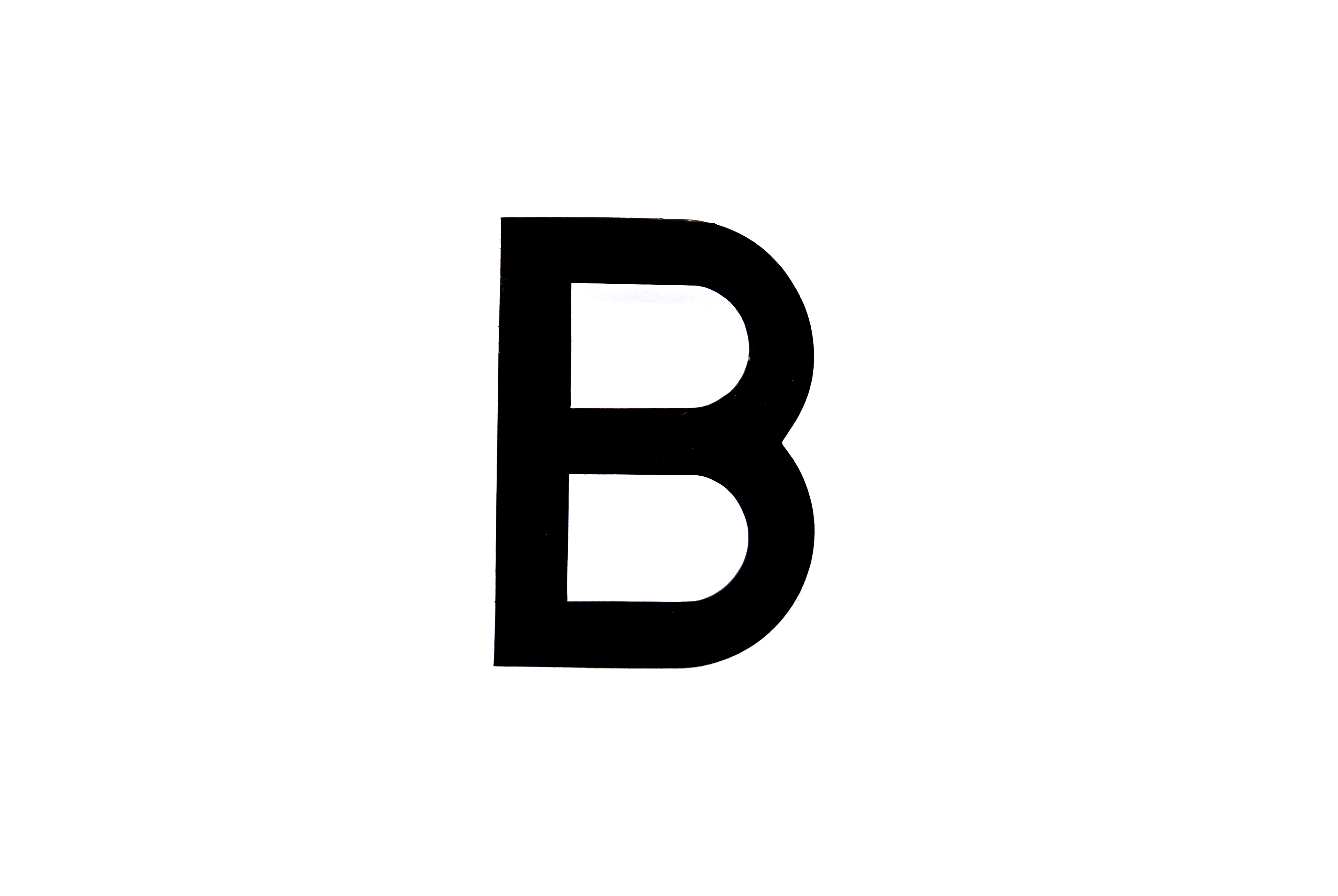 NUMBER PLATE DIGITS BIG B EACH image 1