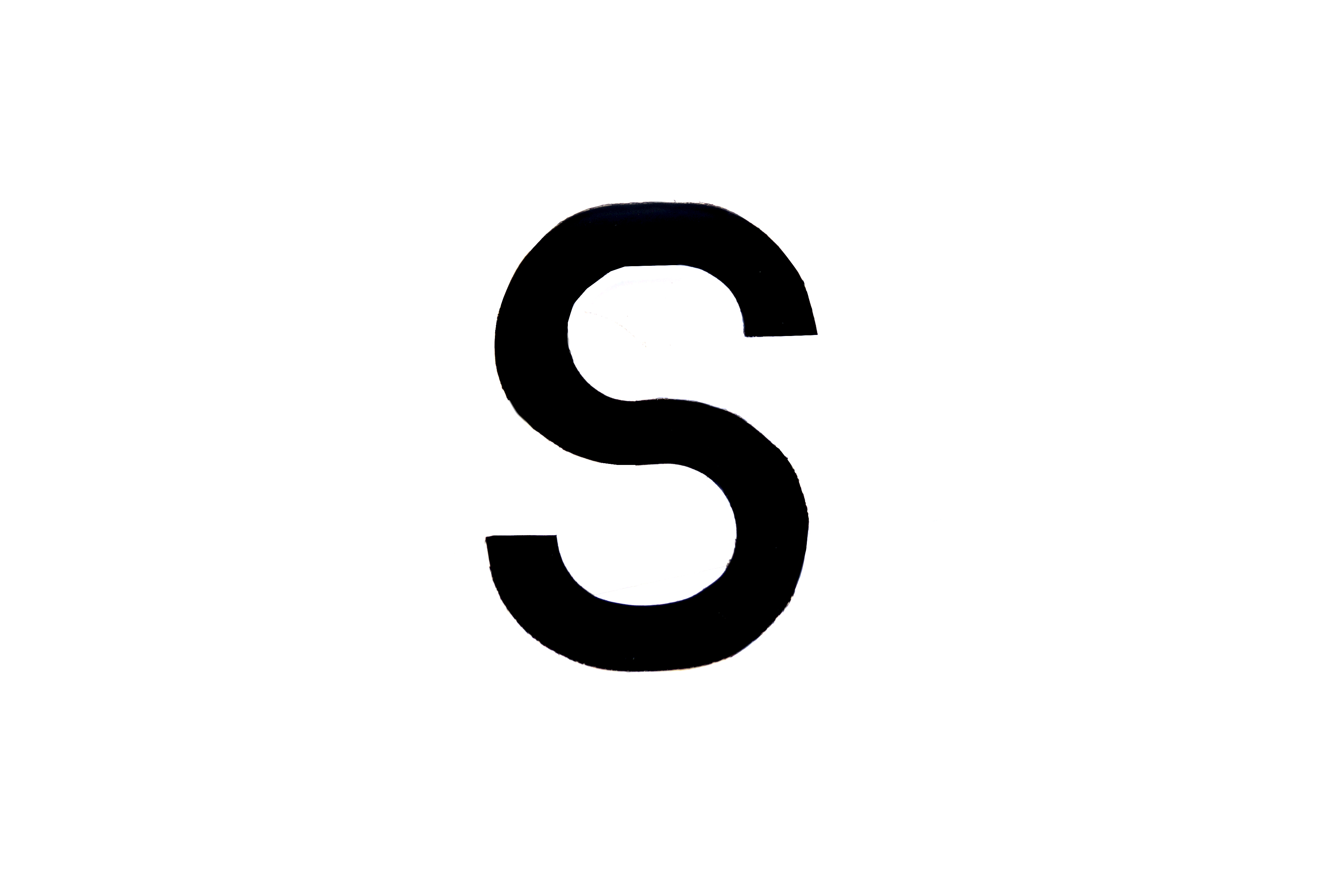 NUMBER PLATE DIGITS BIG S EACH image 1