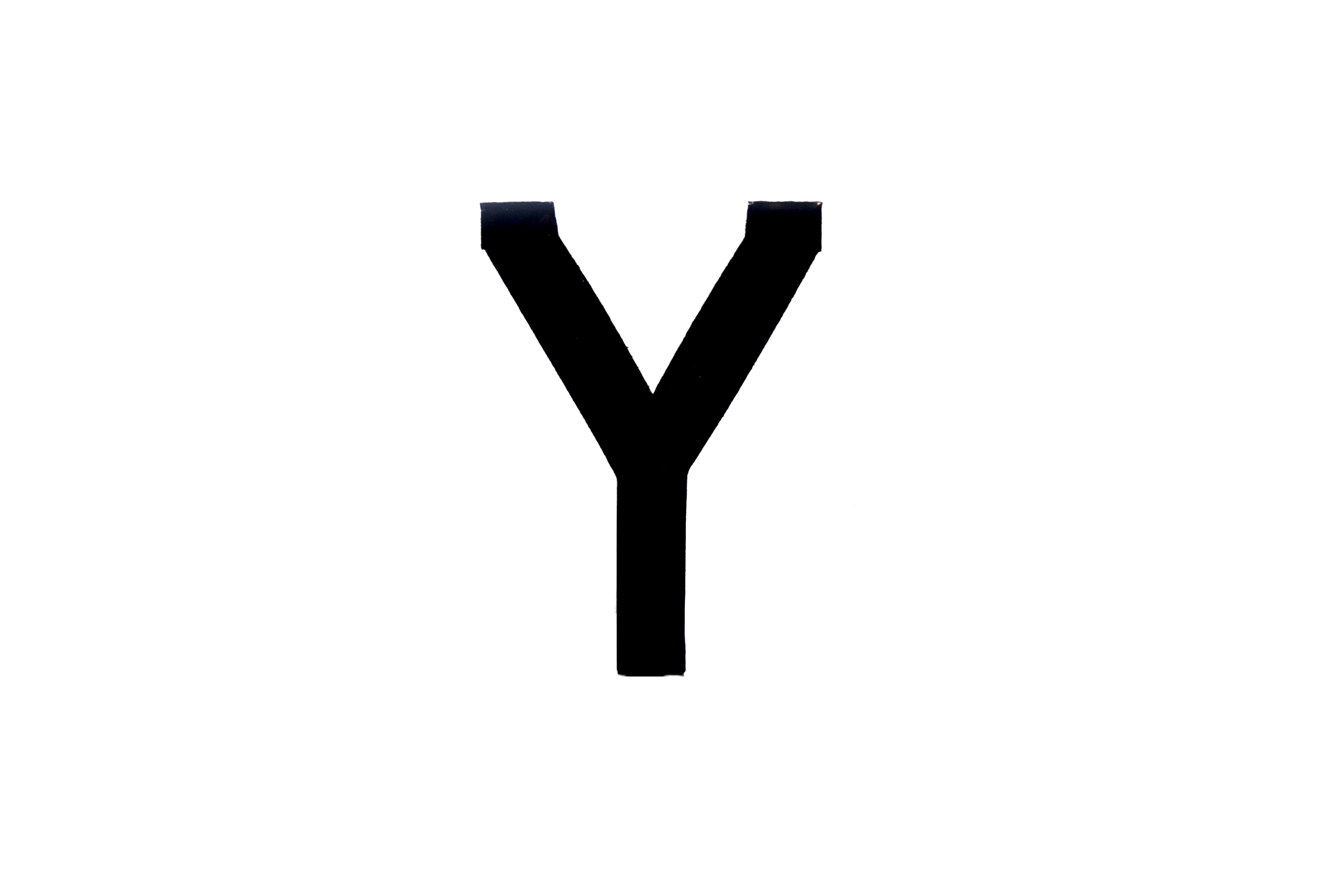 NUMBER PLATE DIGITS BIG Y EACH