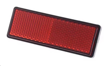 REFLECTIVE WARNING RECTANGLE PLATE MOTORCYCLE SCOOTER QUAD REFLECTOR 35970-00A10 image 1