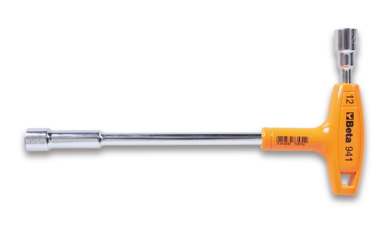 Hexagon/Bi-Hex Socket Wrench with High Torque Handle 8mm - Beta Tools 941 8 image 1
