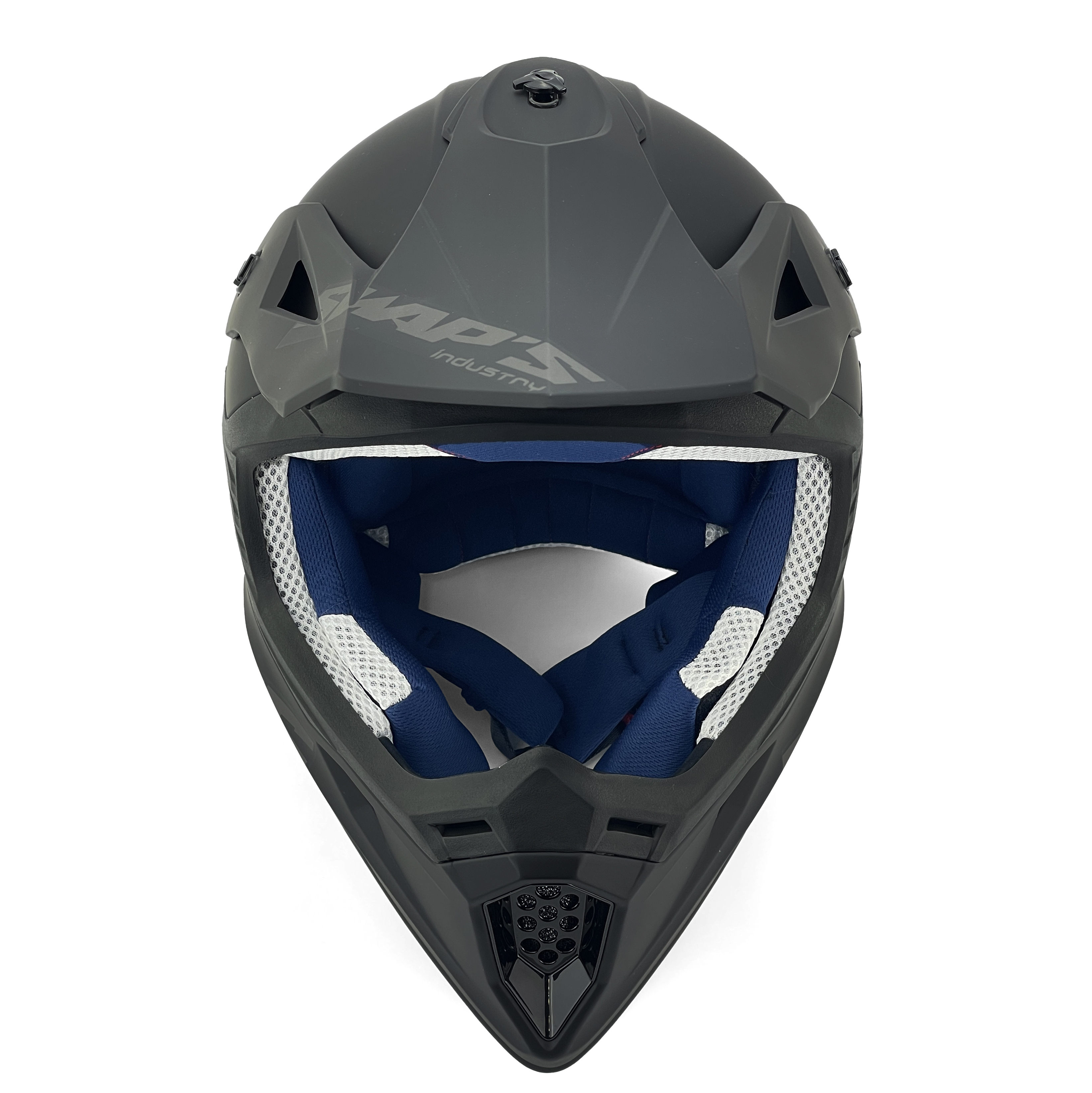 MX HELMET XL 62 MATT BLACK, SWAP'S S818 FULL FACE CSW1F1005, !! ACU GOLD APPROVED !! thumbnail 3