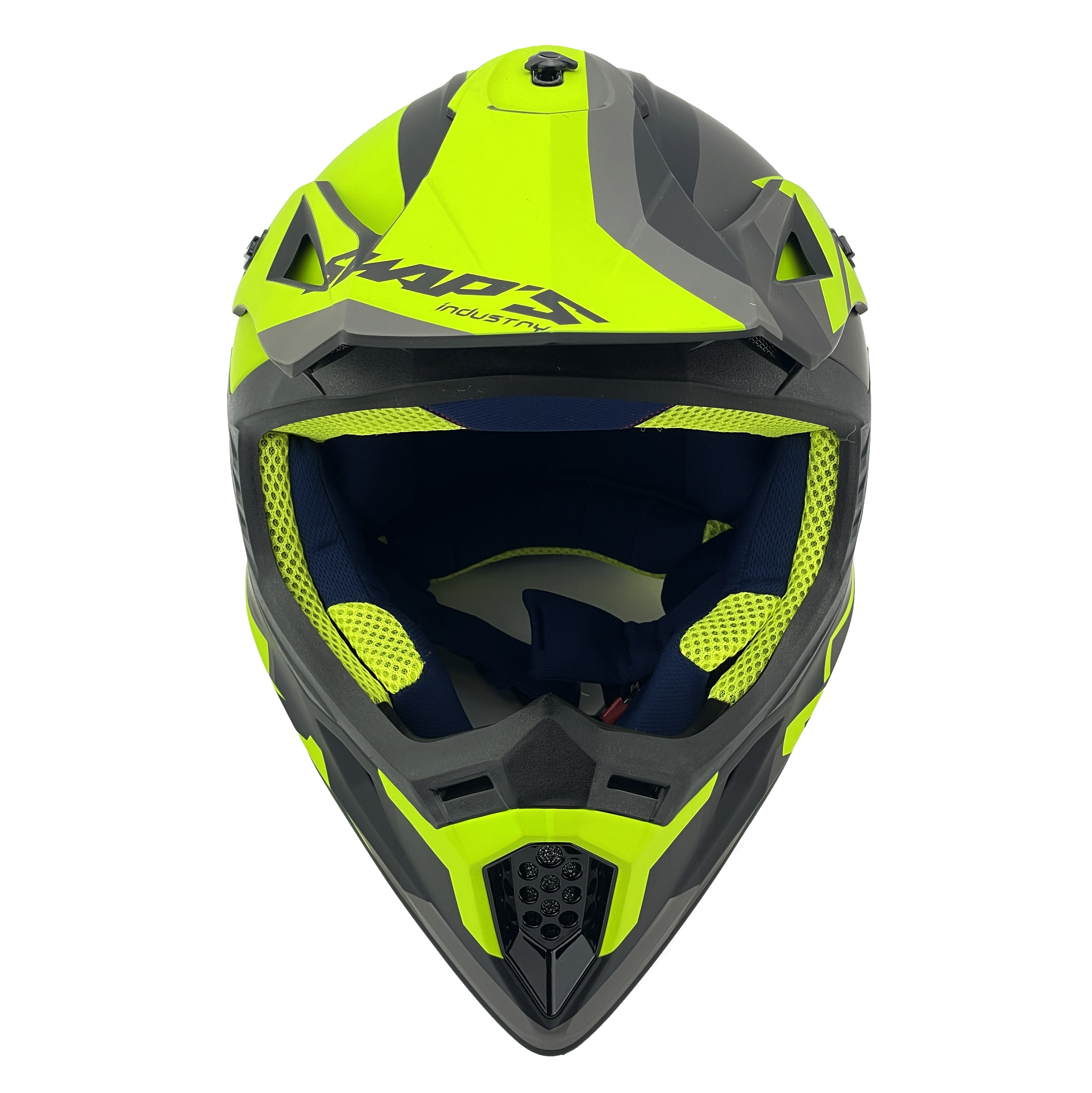 MX HELMET XL 62 BLACK/GREEN, SWAP'S S818 FULL FACE CSW8G1105, !! ACU GOLD APPROVED !! thumbnail 3