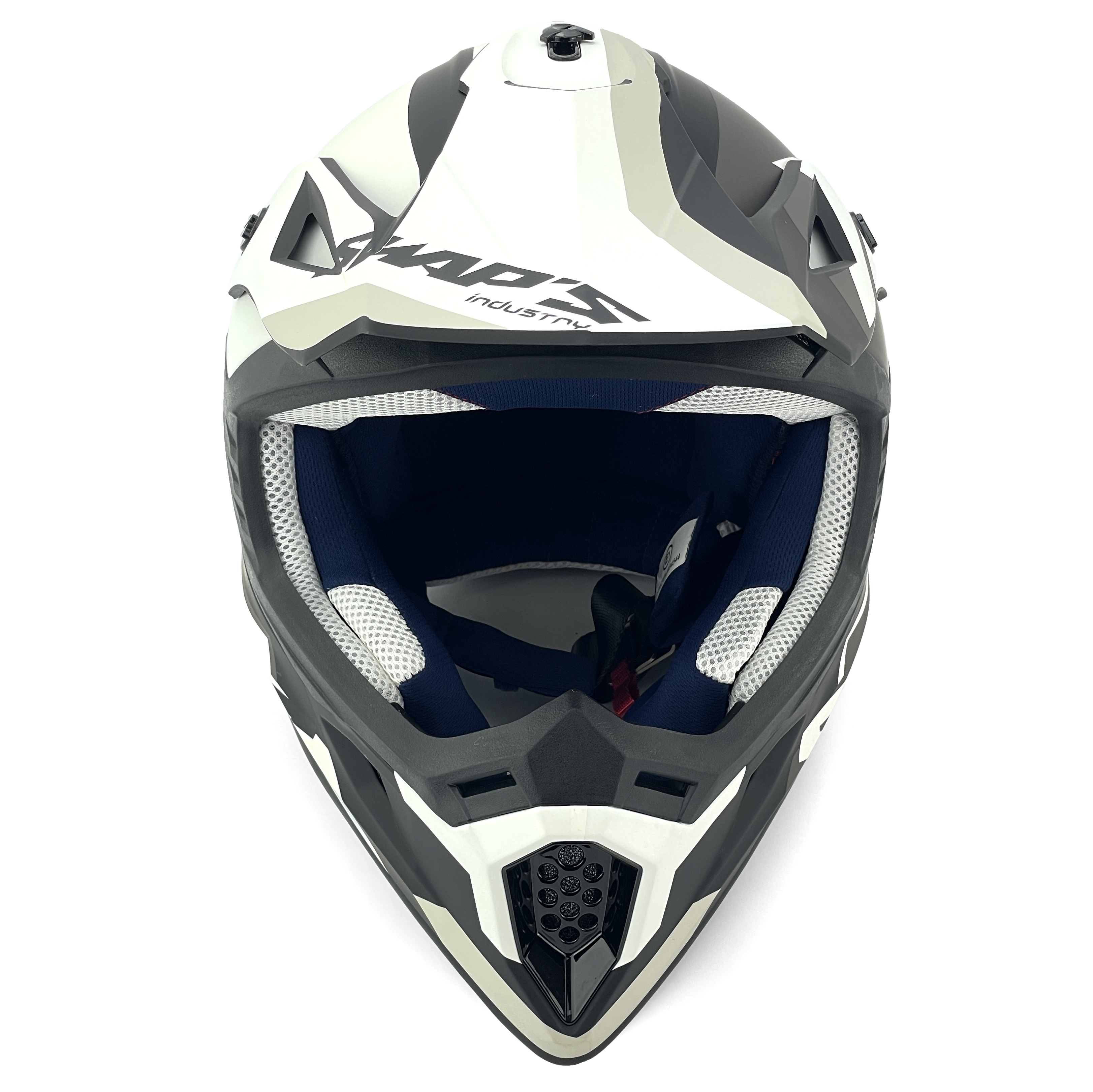 MX HELMET XL 62 BLACK/WHITE, SWAP'S S818 FULL FACE CSW5G1105, !! ACU GOLD APPROVED !! thumbnail 3
