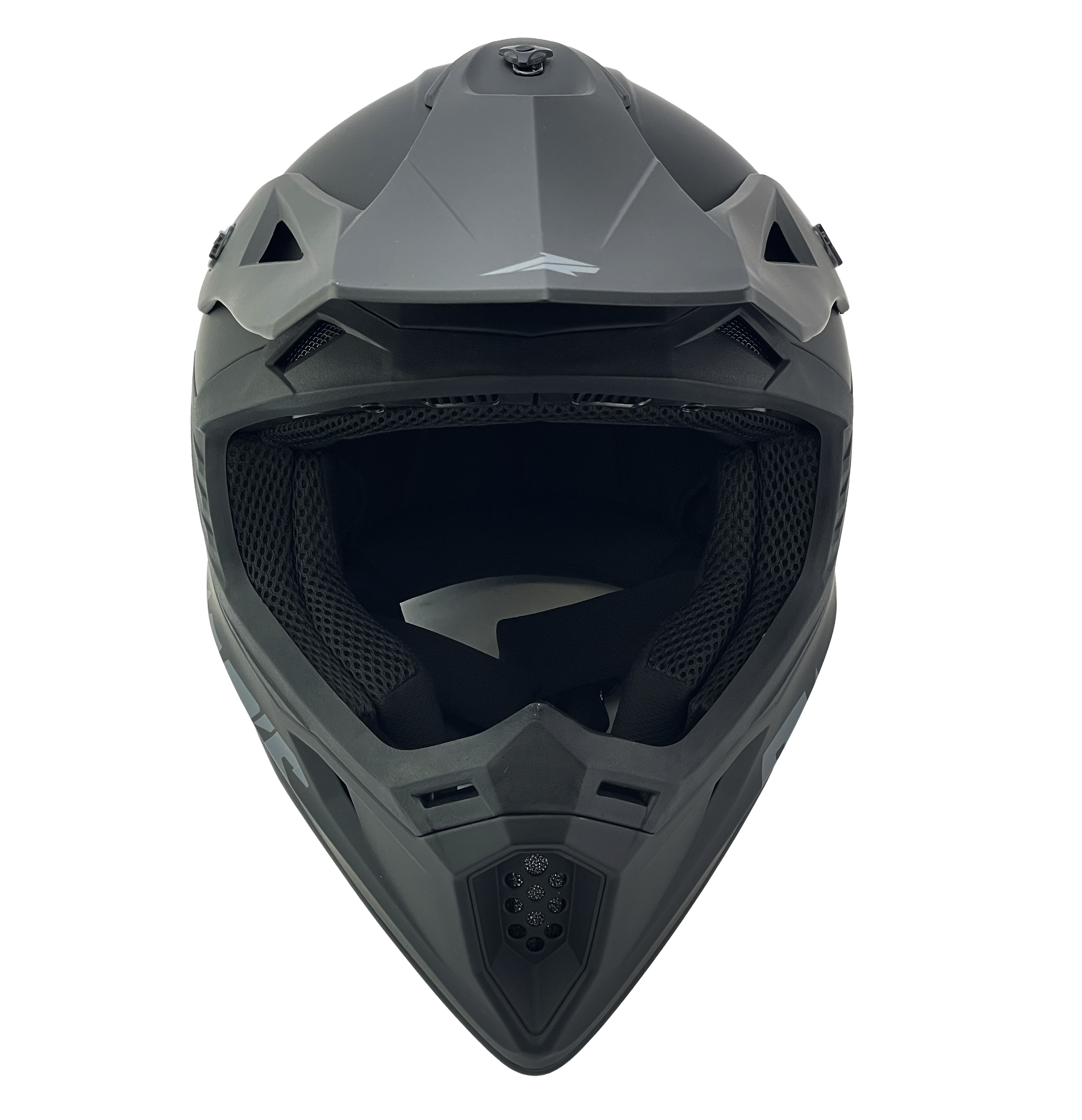 MOTOCROSS HELMET SWAPS S818 - MATT BLACK - SIZE L 59cm - 60cm thumbnail 3