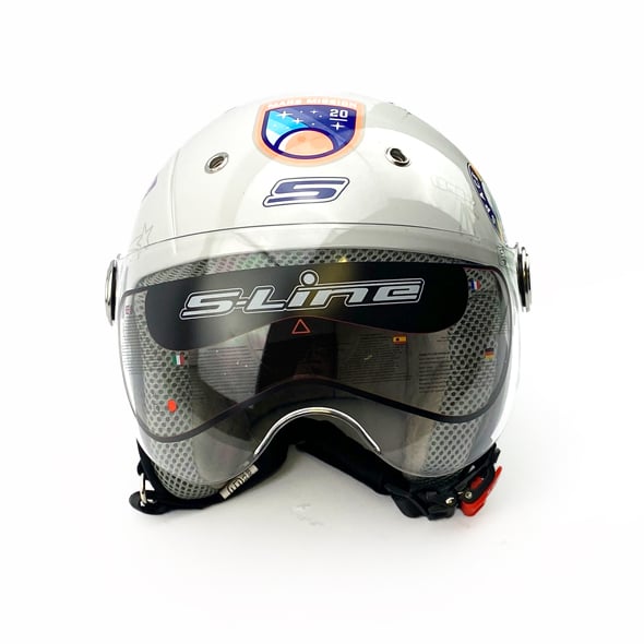 KIDS HELMET Large 51-52cm - SPUTNIK S775 Silver, S-Line JJS2G1003