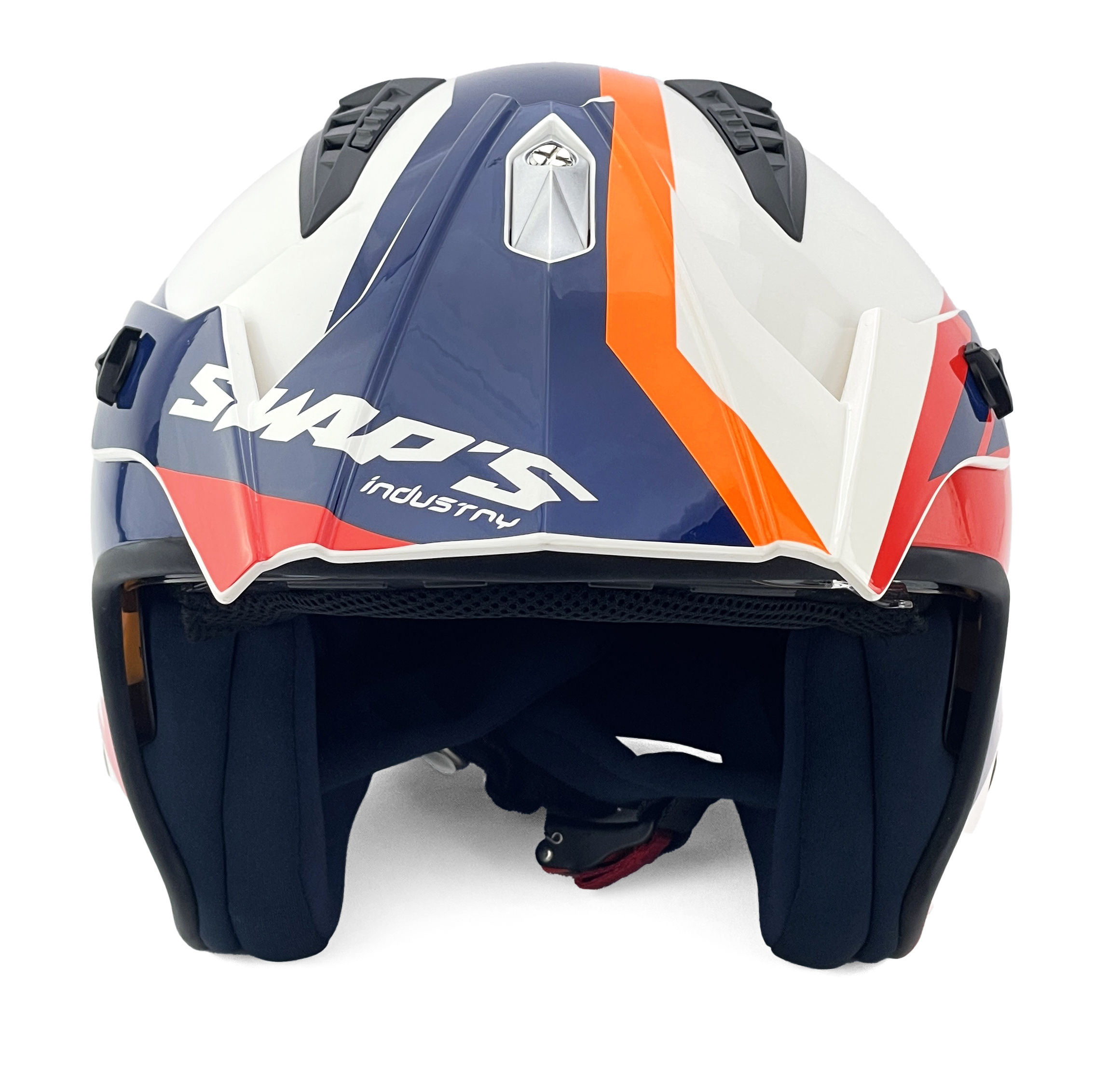 HELMET JET - Small 56cm White/Red/Blue, SWAPS S769, JTR2G1502 thumbnail 3