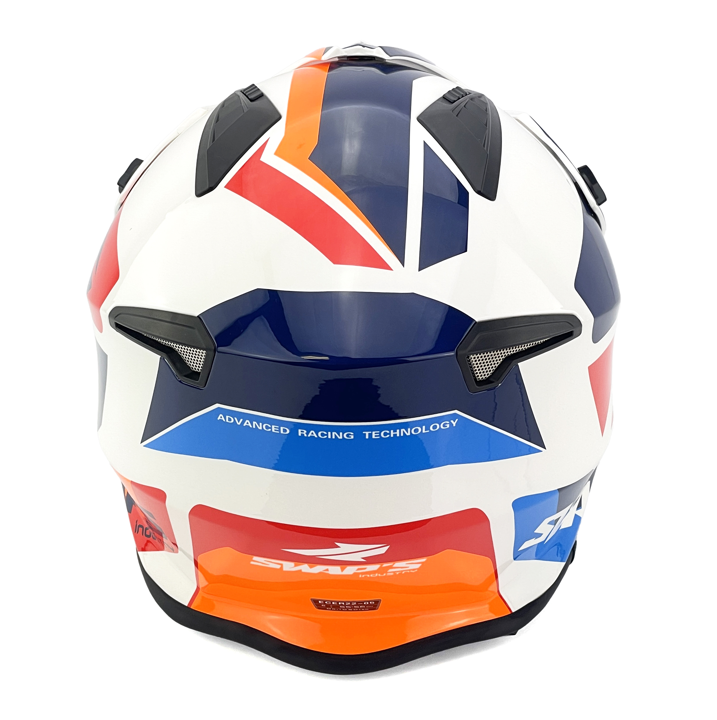 HELMET JET - Small 56cm White/Red/Blue, SWAPS S769, JTR2G1502 thumbnail 6