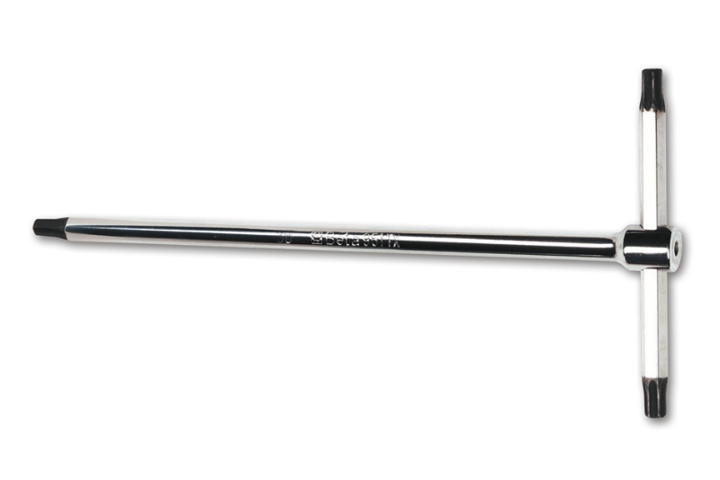 T-Handle Wrench with Three Male Ends for Torx Head Screws T45 - Beta Tools 951TX 45 image 1