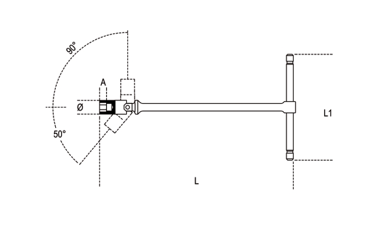 T-Handle Wrench with Swivelling Hexagon Socket 7mm - Beta Tools 952 7 thumbnail 2