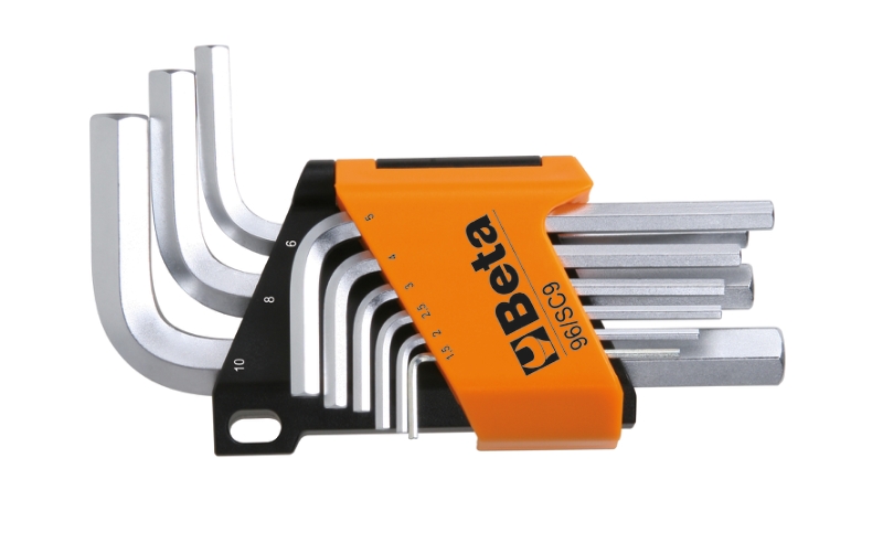 Set of 9 Offset Hexagon Key Wrenches 1.5mm - 10mm - Beta Tools 96/SC9 image 1