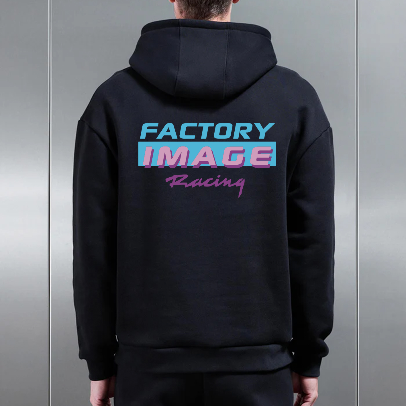 MIAMI BLACK UNISEX HOODIE - M thumbnail 2