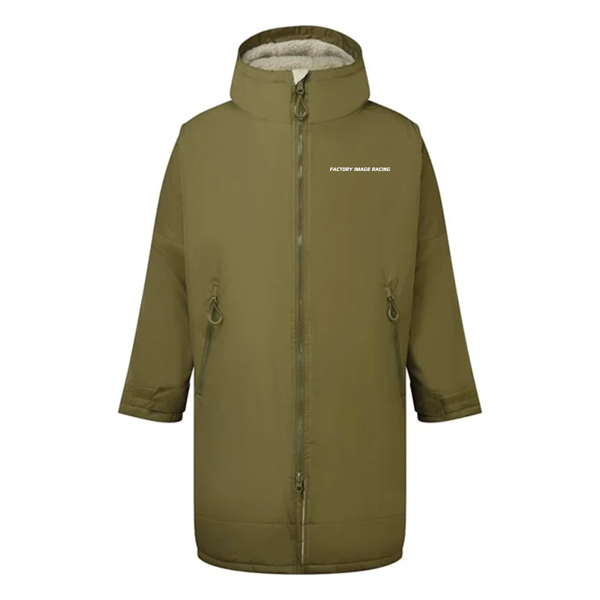 CHANGING DRY ROBE - FIR TEXT - GREEN - ADULT S/M thumbnail 2