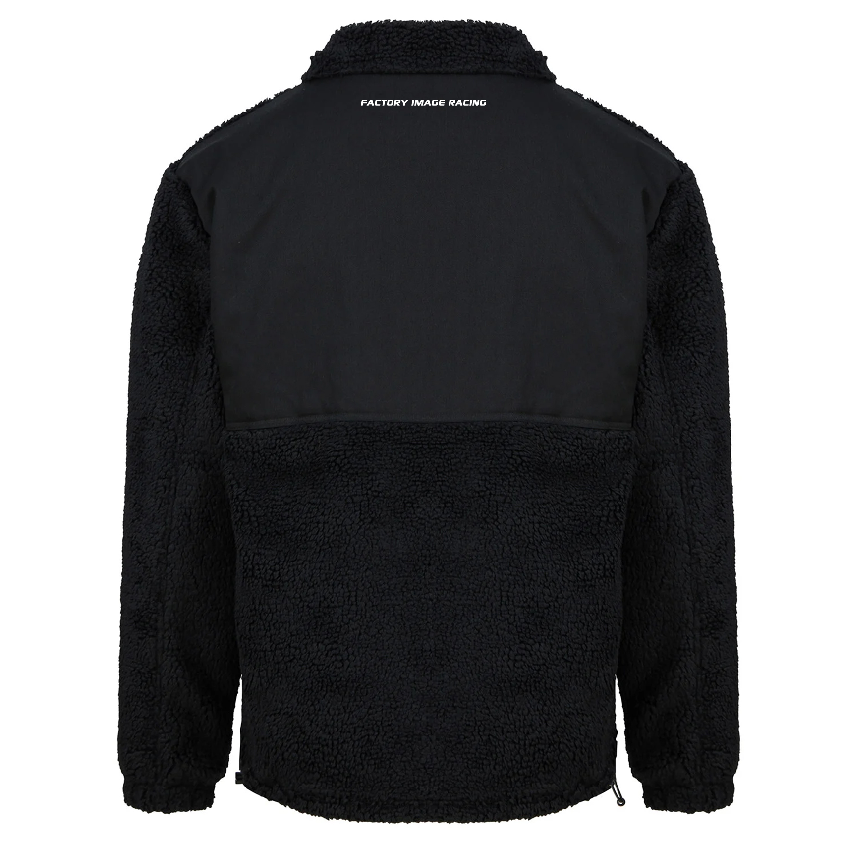SHERPA FLEECE JACKET BLACK EXTRA LARGE FLEECE LINED, FRONT POCKET thumbnail 3