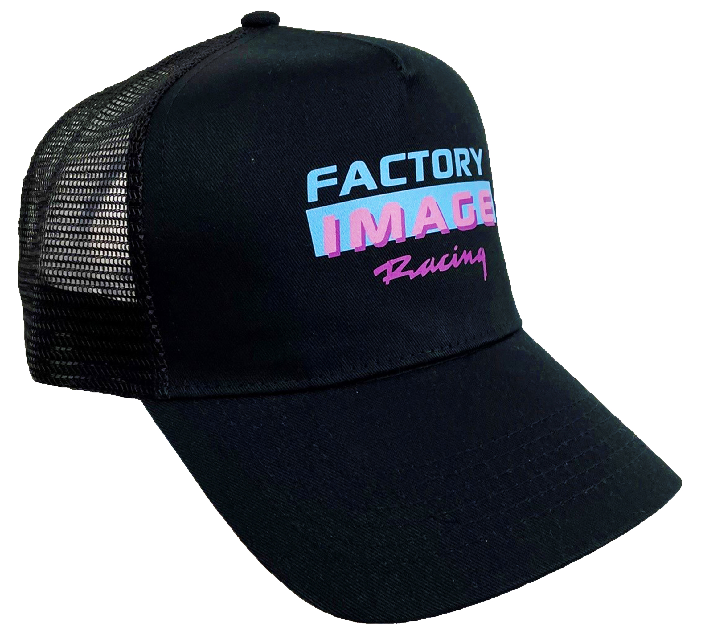 FIR BLACK TRUCKER CAP - VICE DESIGN - ONE SIZE image 1