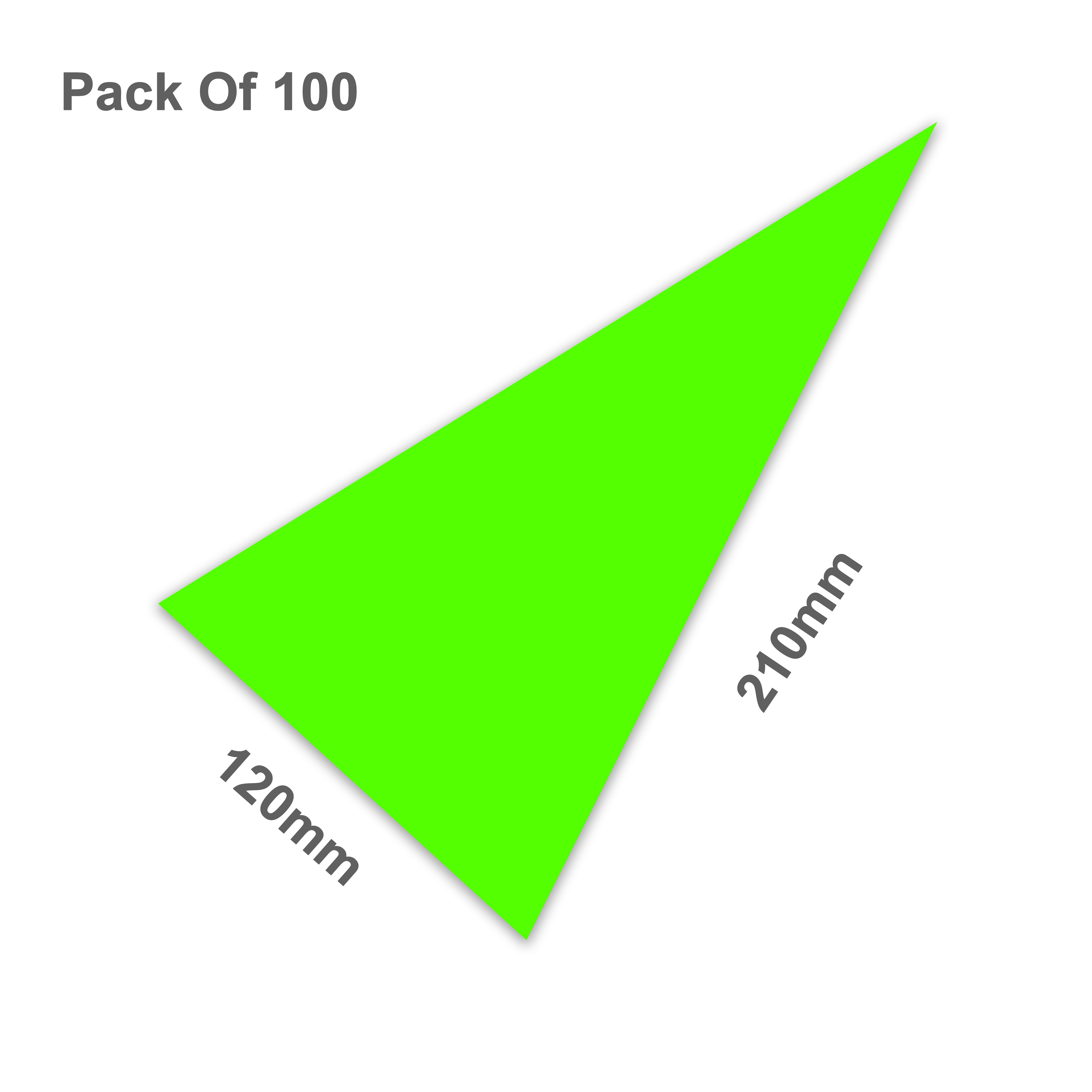 ENDURO TRACK MARKING ARROWS NEON GREEN 100PCS thumbnail 3