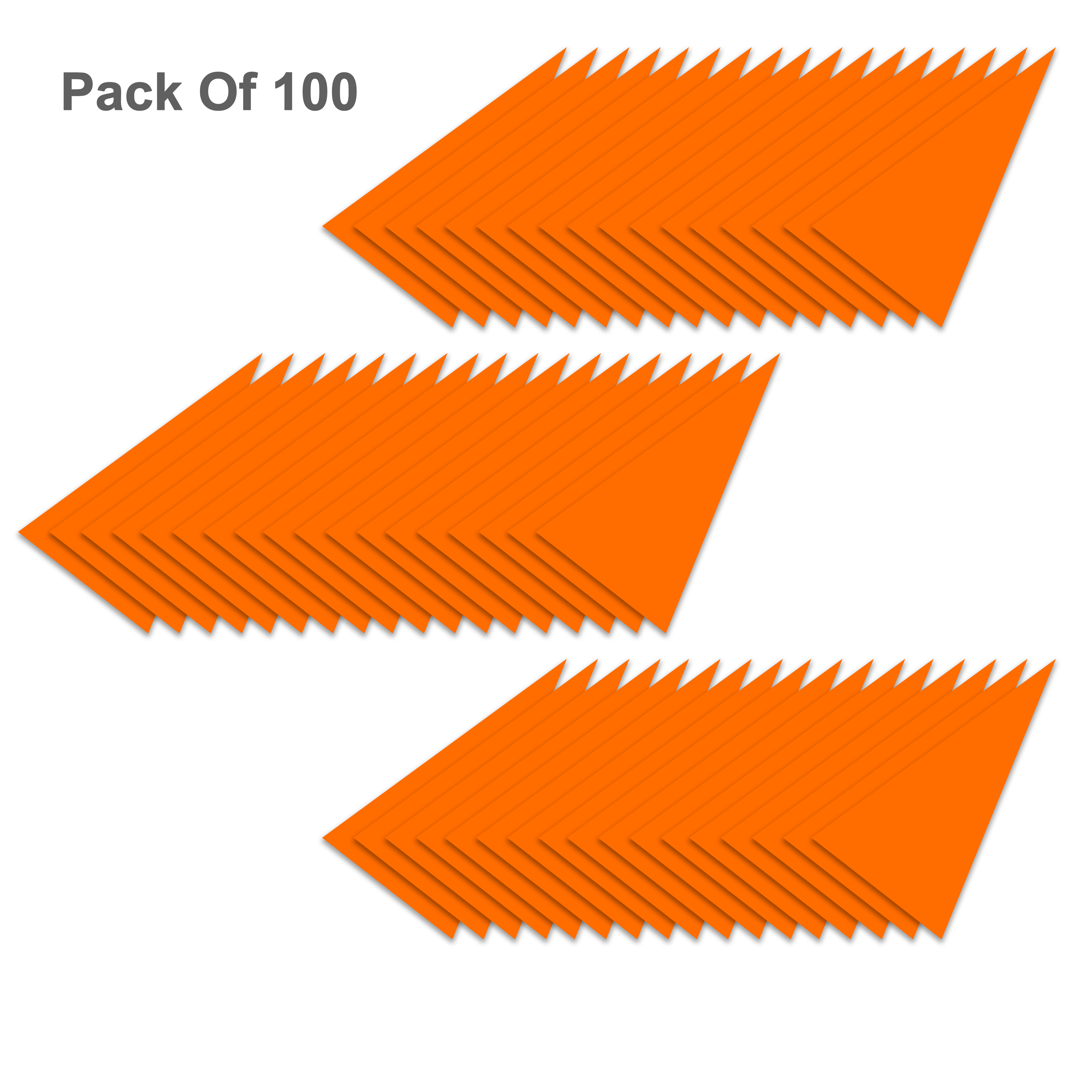ENDURO TRACK MARKING ARROWS NEON ORANGE 100PCS thumbnail 2