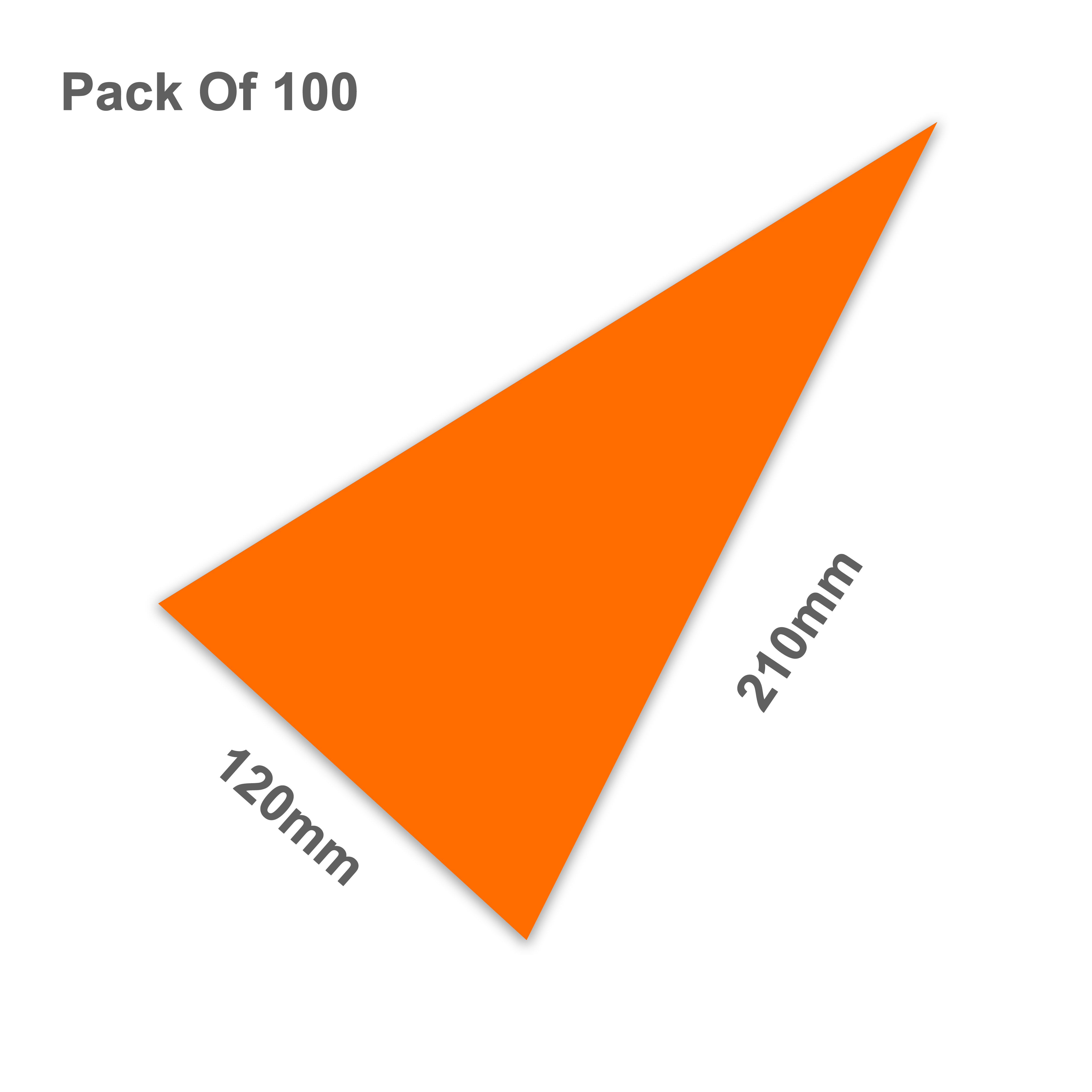 ENDURO TRACK MARKING ARROWS NEON ORANGE 100PCS thumbnail 3