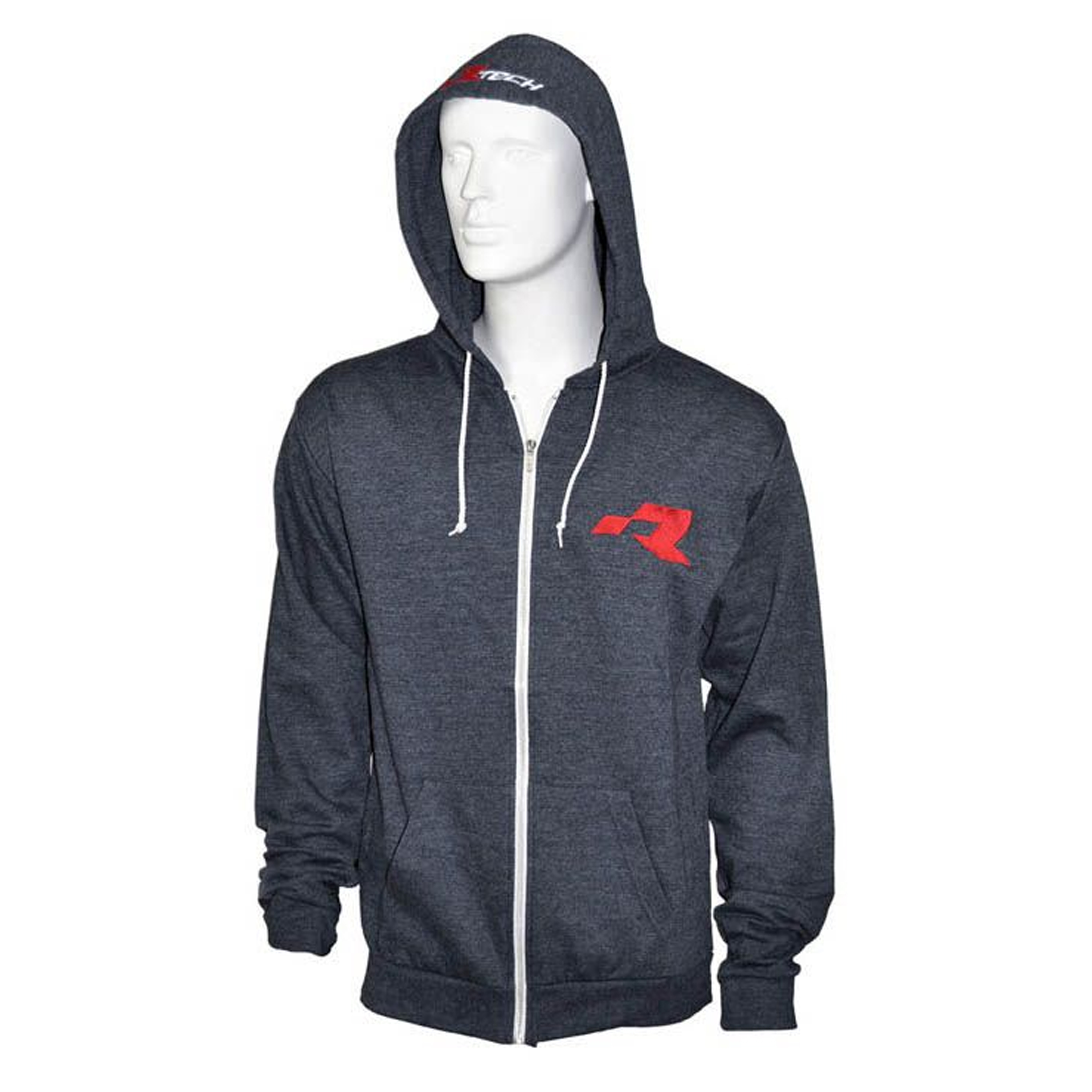RTECH COTTON HOODIE WITH ZIPPER - Size S, R-TECH- SIZE SMALL, FELCOR00S16
