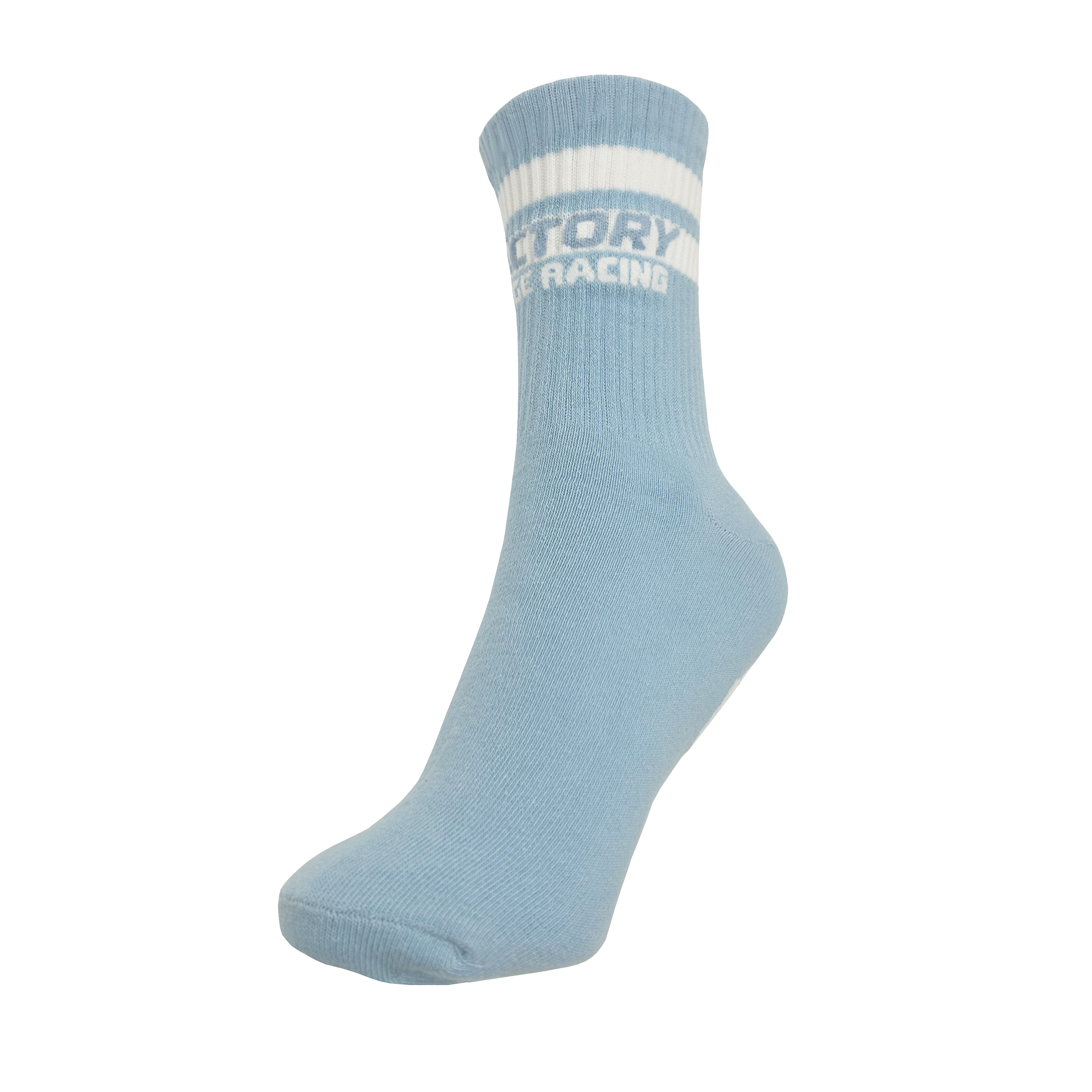 UNISEX SOCKS BLUE WITH WHITE FIR DESIGN SIZE S (UK 4-7) image 1