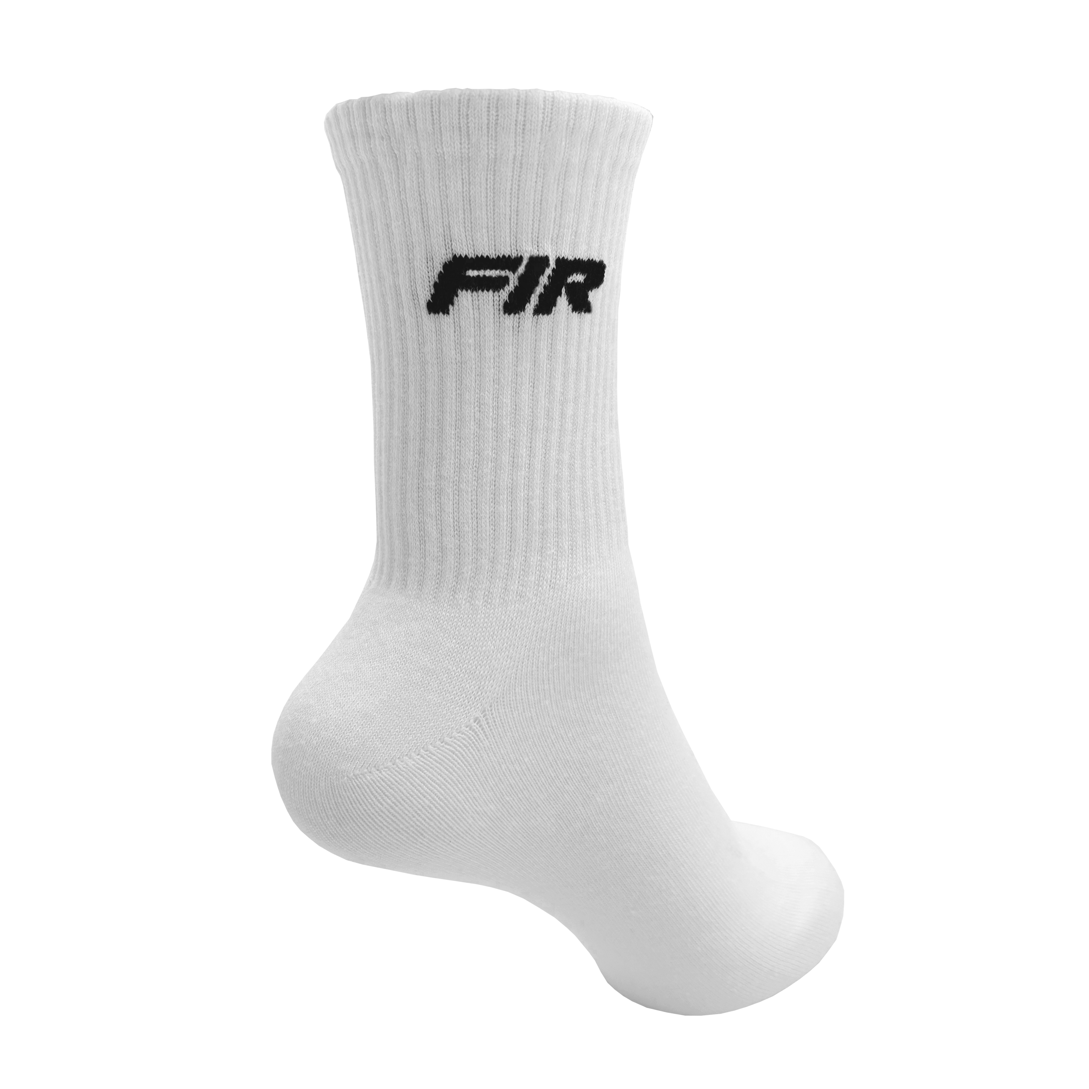 UNISEX SOCKS WHITE WITH BLACK FIR DESIGN SIZE S (UK 4-7) thumbnail 2