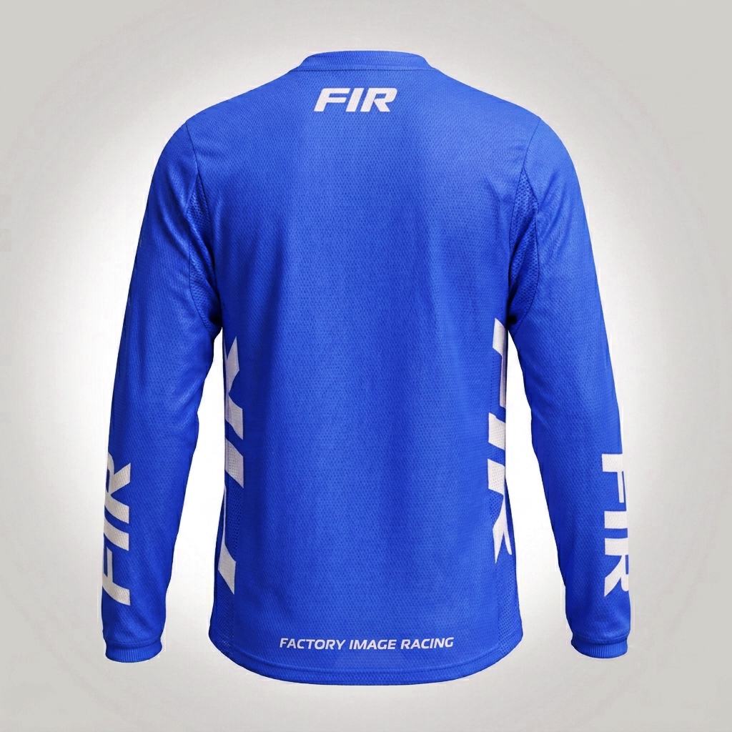 MINIMAL JERSEY BLUE M, MX RACE WEAR, ENDURO GEAR thumbnail 3