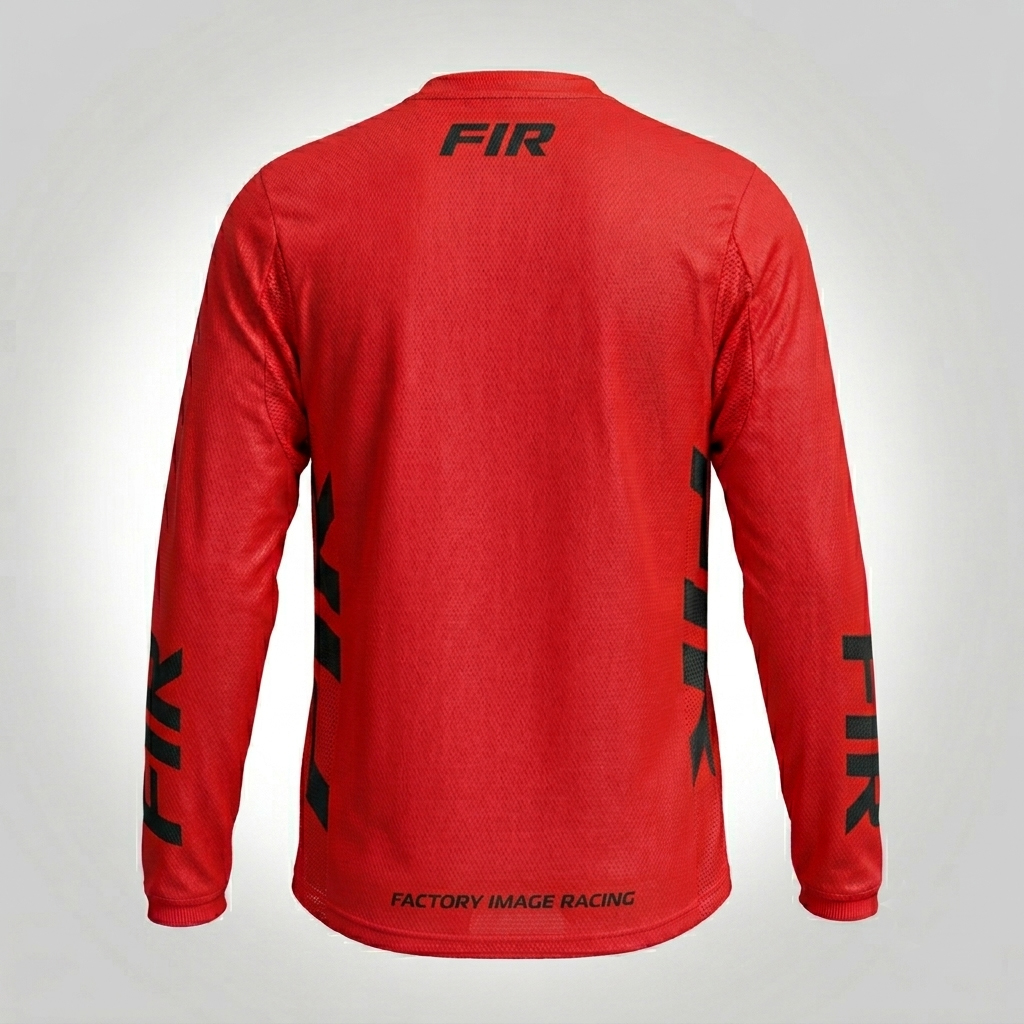 MINIMAL JERSEY RED L, MX RACE WEAR, ENDURO GEAR thumbnail 3