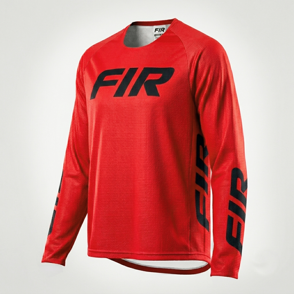 MINIMAL JERSEY RED L, MX RACE WEAR, ENDURO GEAR image 1