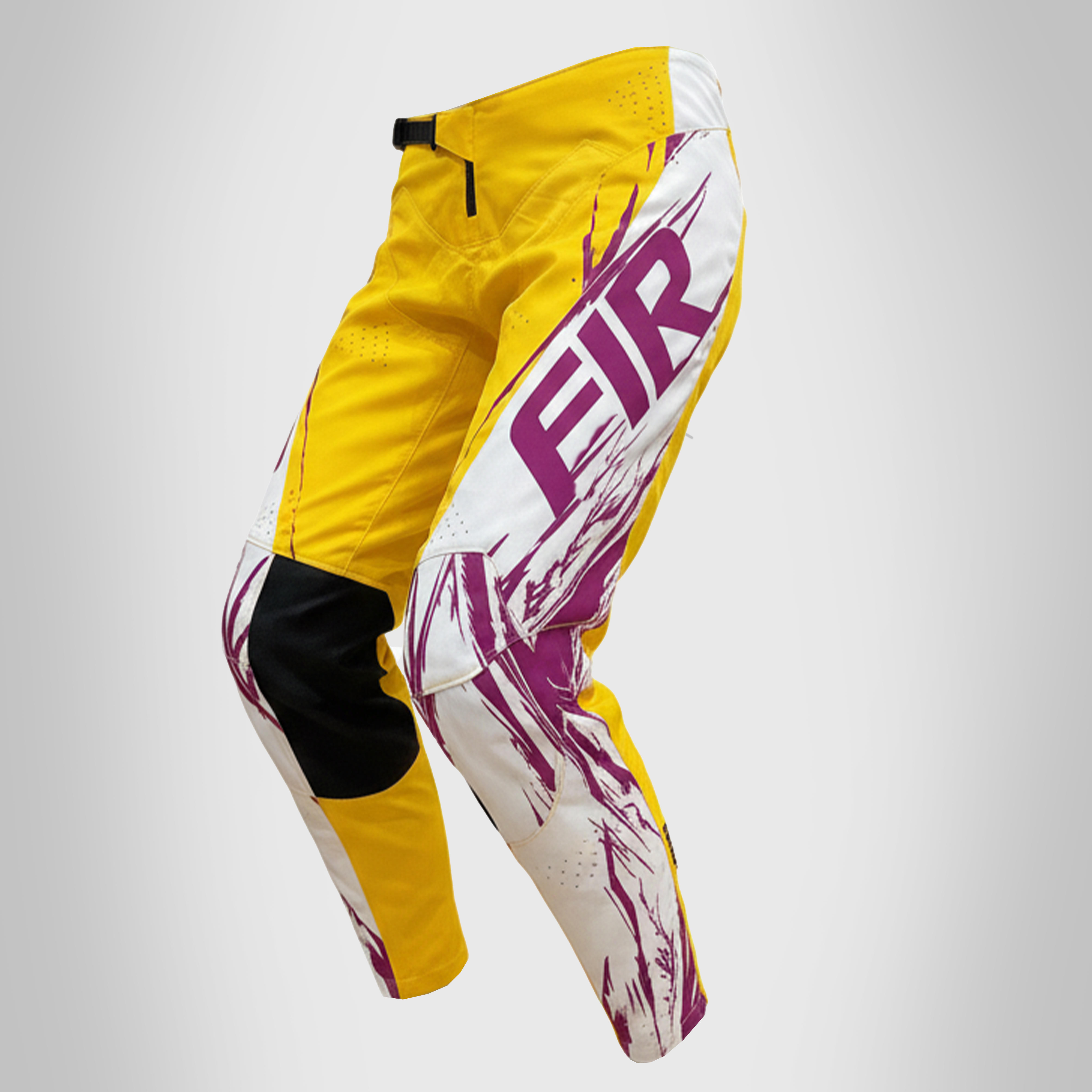 EFFEX PANTS YELLOW AND PURPLE SIZE 32, MX RACE WEAR, ENDURO GEAR image 1