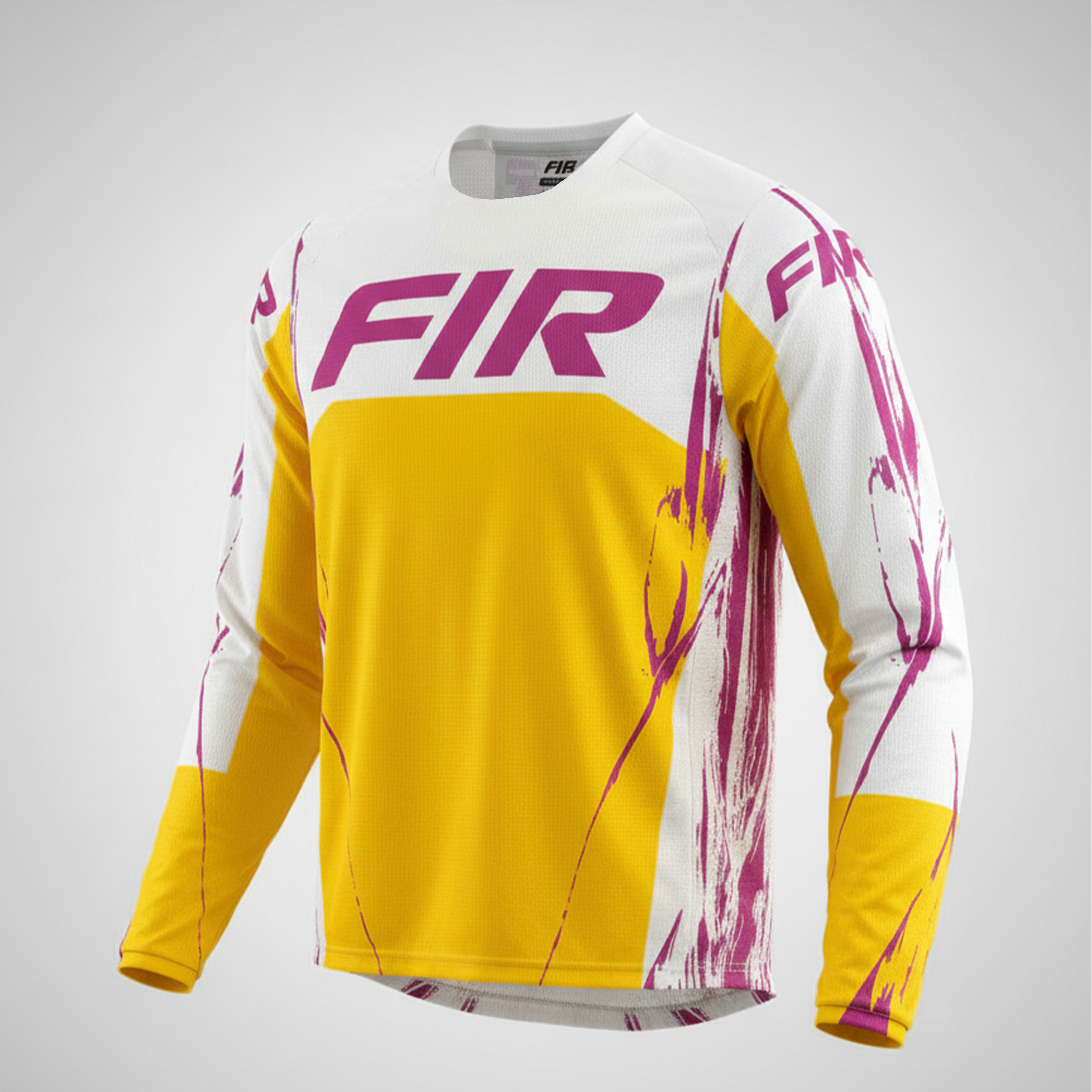 EFFEX JERSEY YELLOW AND PURPLE S, MX RACE WEAR, ENDURO GEAR image 1