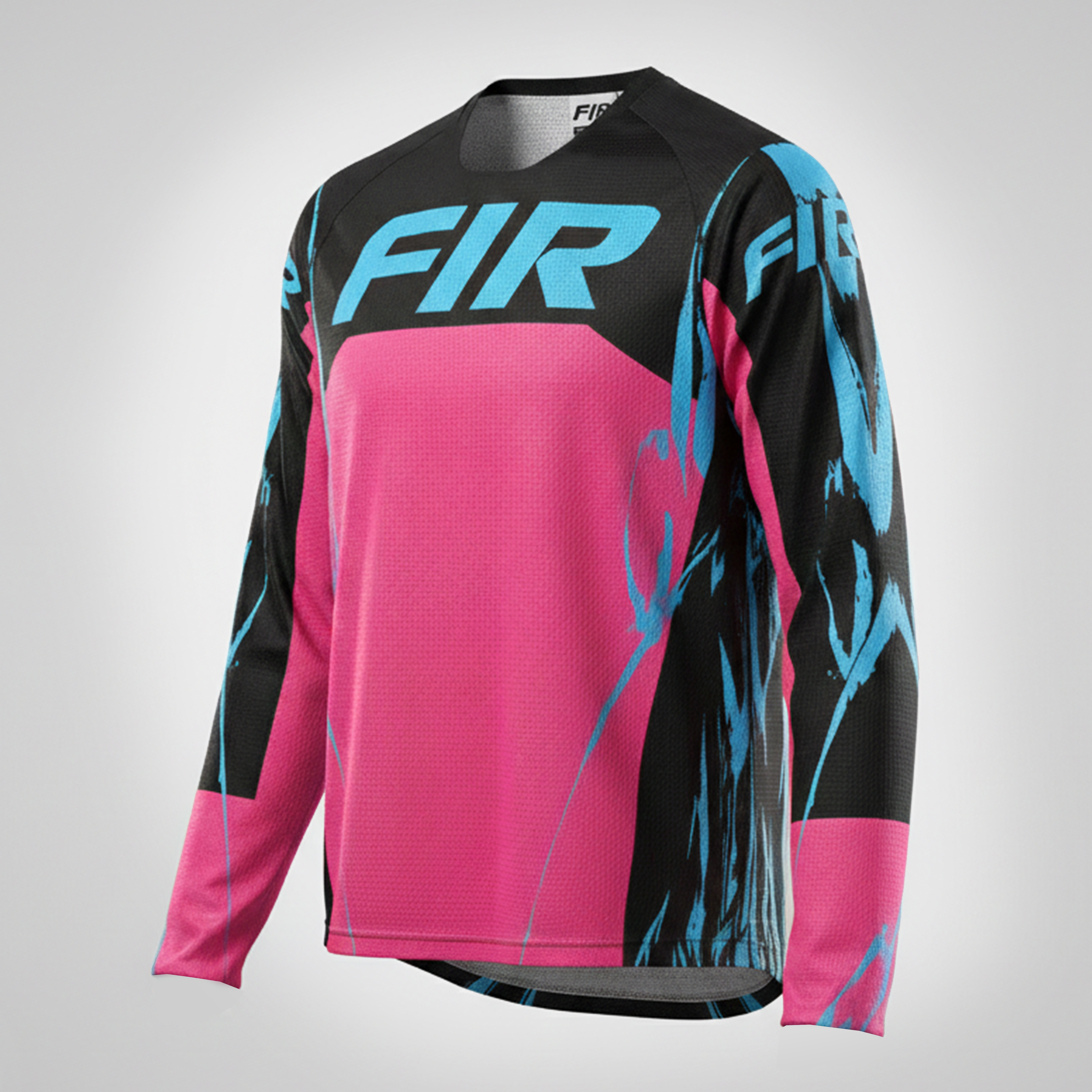 EFFEX JERSEY PINK AND BLUE M, MX RACE WEAR, ENDURO GEAR image 1