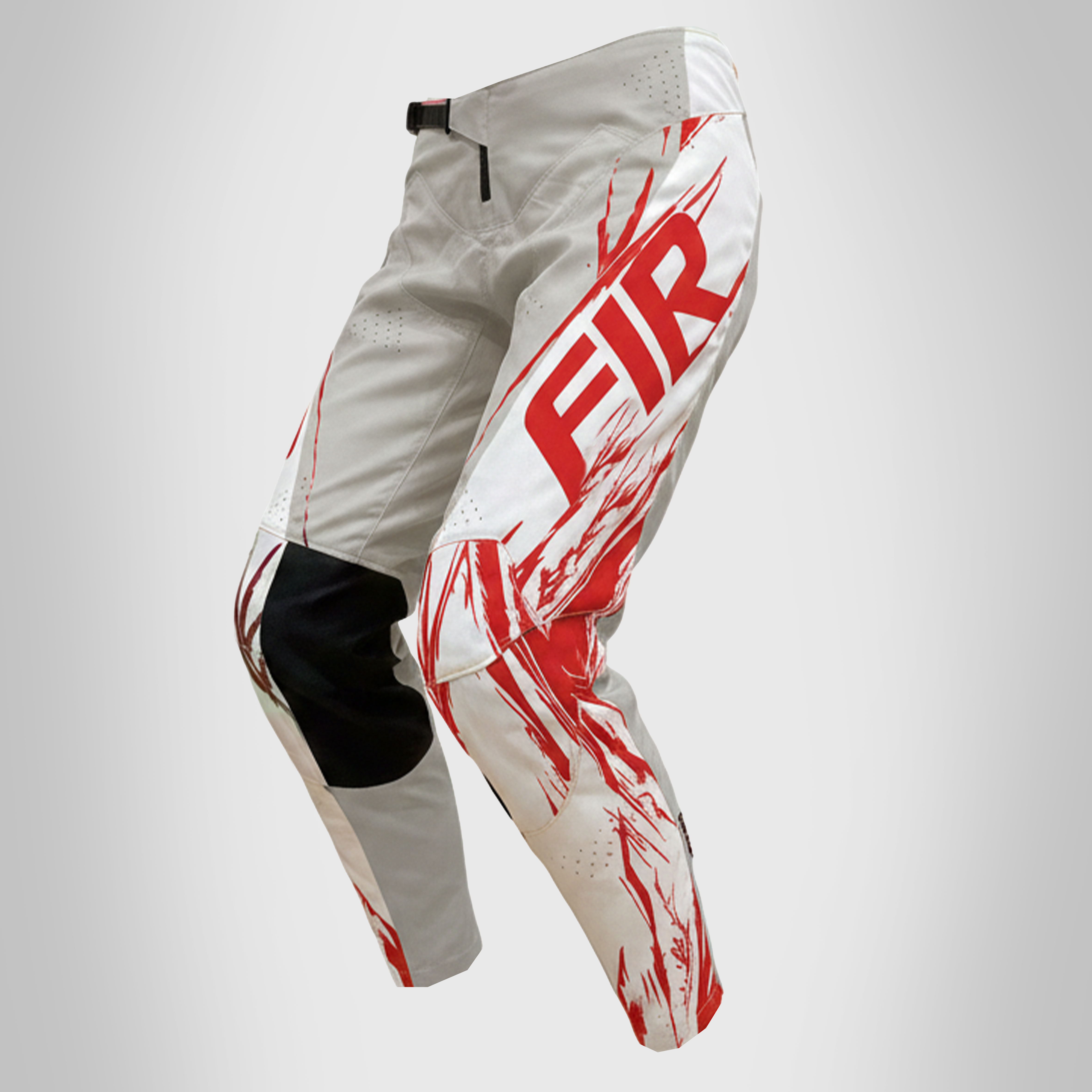 EFFEX PANTS GREY AND RED SIZE 30, MX RACE WEAR, ENDURO GEAR image 1