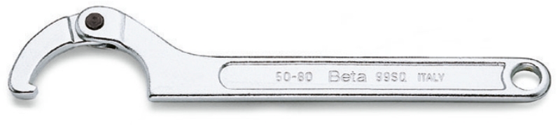 Hook Wrench with Square Noses for Ring Nuts 35mm-50mm - Beta Tools 99SQ 35-50 image 1
