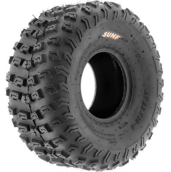 22x10.00x8 SUNF A-030 2-PLY ATV TYRE E-MARKED image 1