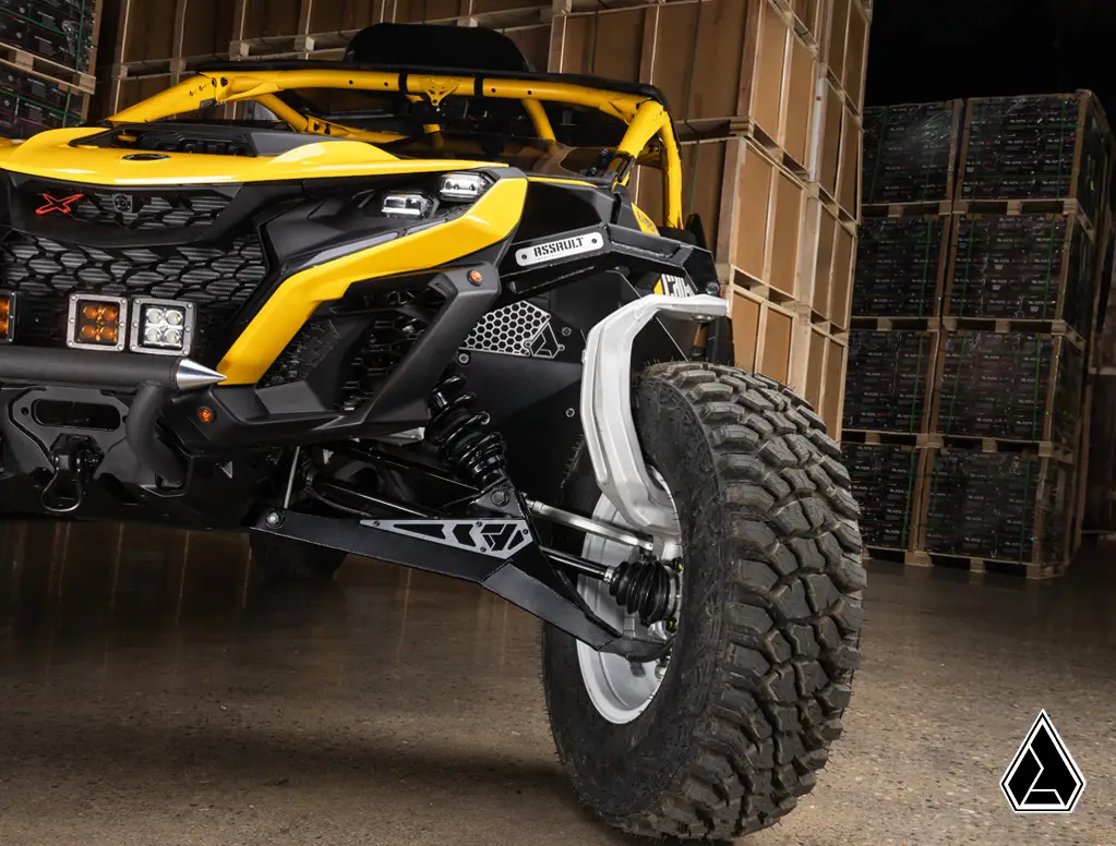 CAN AM MAVERICK R BOXED HIGH CLEARANCE FRONT A-ARMS, SUPER ATV, AA-CA-MAVR-001-01 image 1