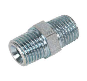 AIR LINE EQUAL UNION 1/4 BSPT, CONNECTOR MALE/MALE, AC12 image 1