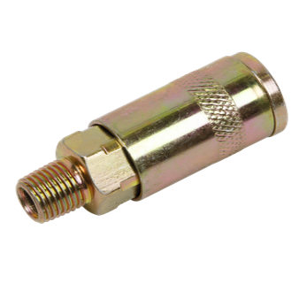 AIR LINE MALE THREAD 1/4 BSP, BAYONET QUICK COUPLER ACX01BP image 1