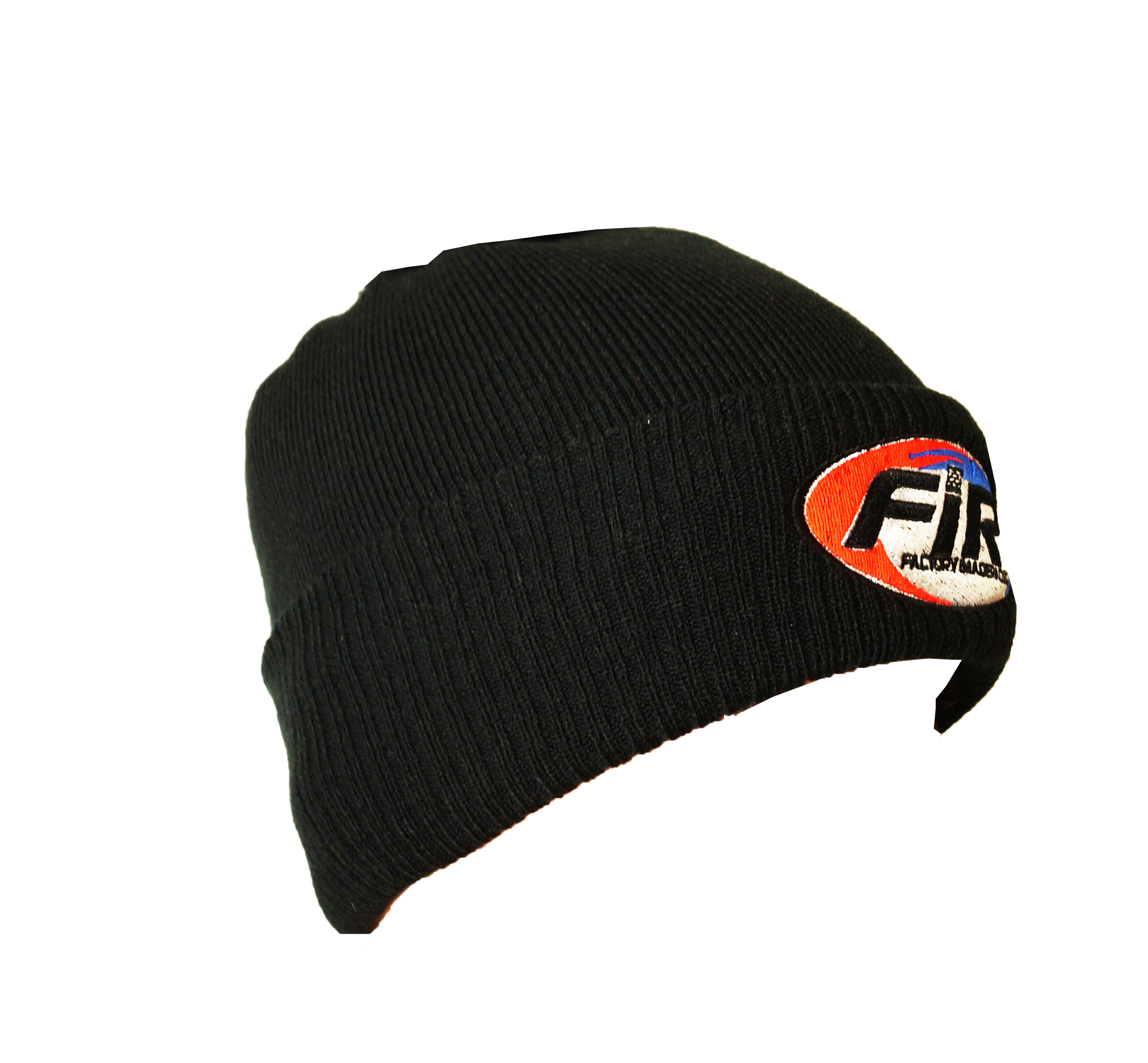 FIR LOGO - BLACK BEANIE - ONE SIZE image 1