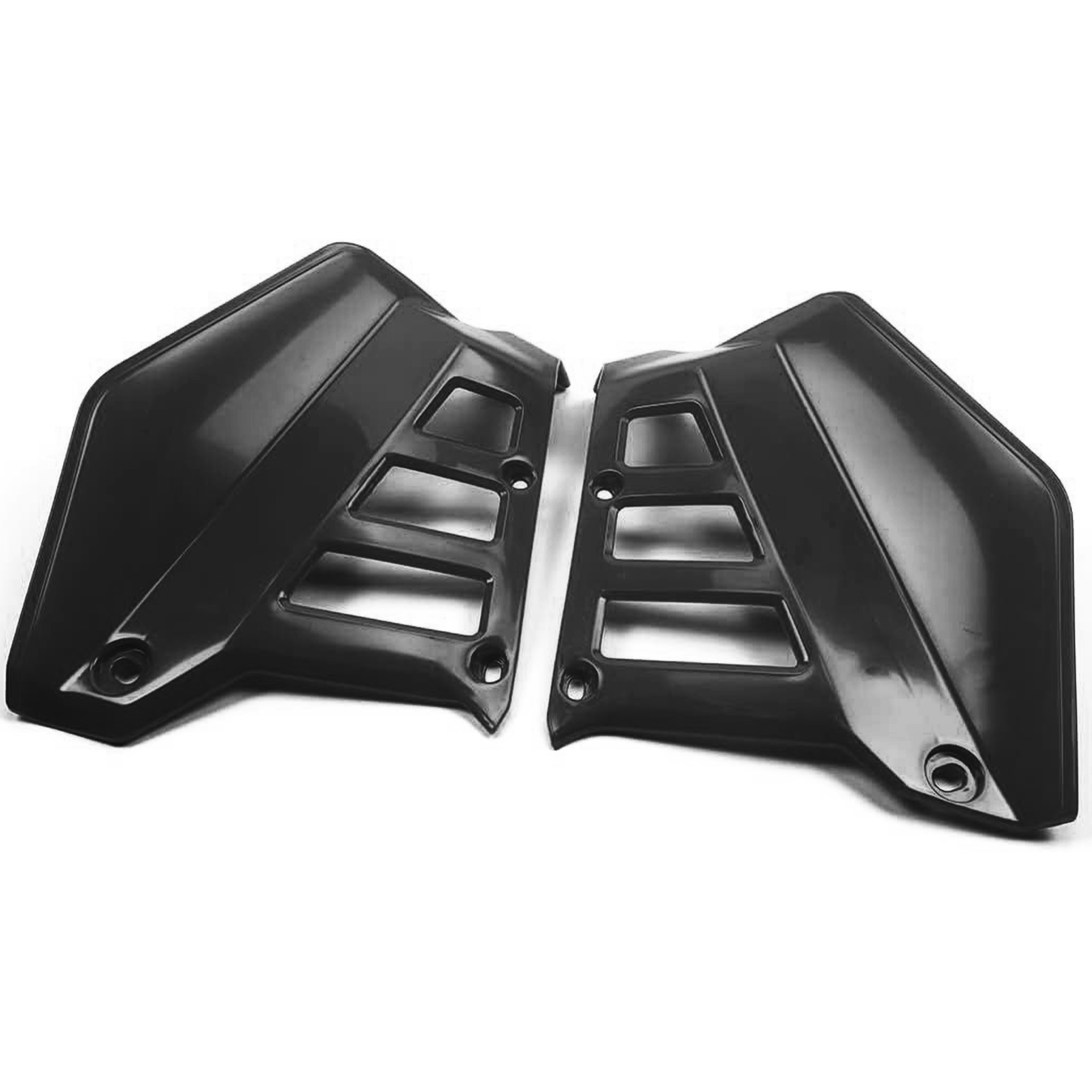 RADIATOR PLASTIC SHROUDS BLACK 85-86 HONDA ATC 250 R 580020 19035-HA2-670ZA 19030-HA2-670ZA image 1