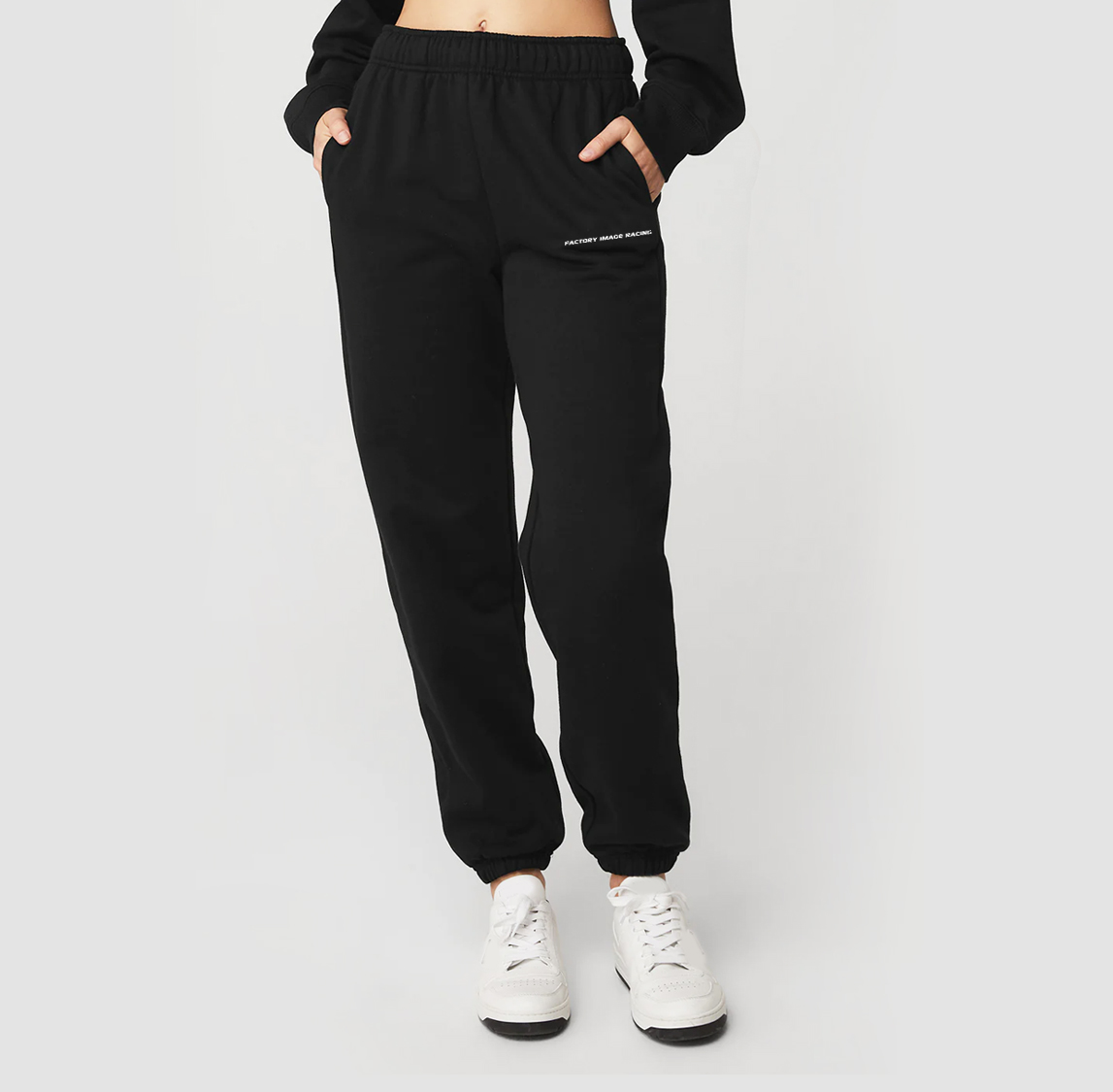 FIR BLACK TRACKSUIT BOTTOMS - S thumbnail 2