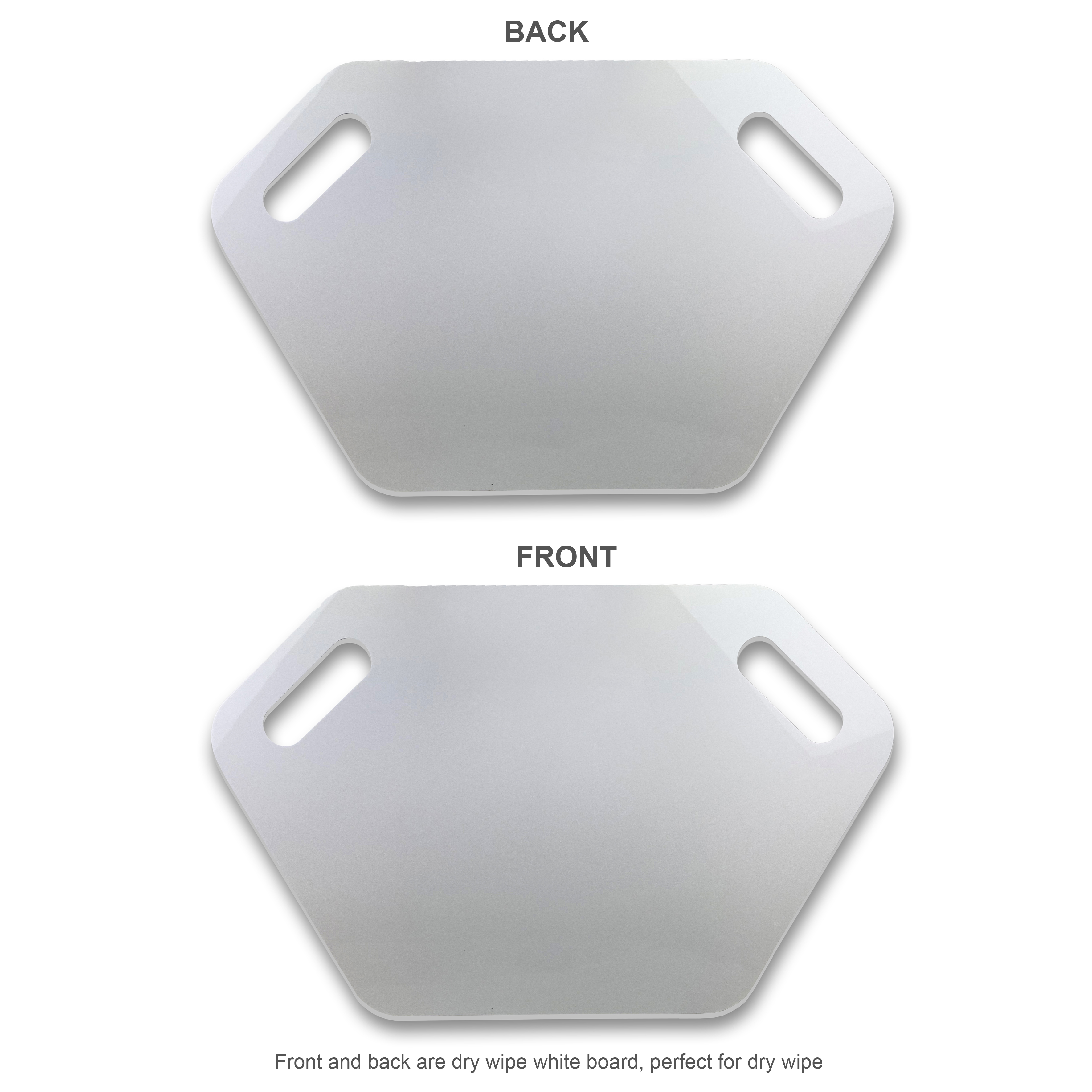 MX Pit Board 4mm Acrylic 600 x 375mm Plain White - No Branding thumbnail 2