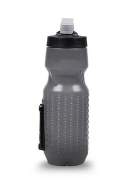 Magnetic Cycling Water Bottle Holder Cage 710ml - Grey - Fidlock Style Connection