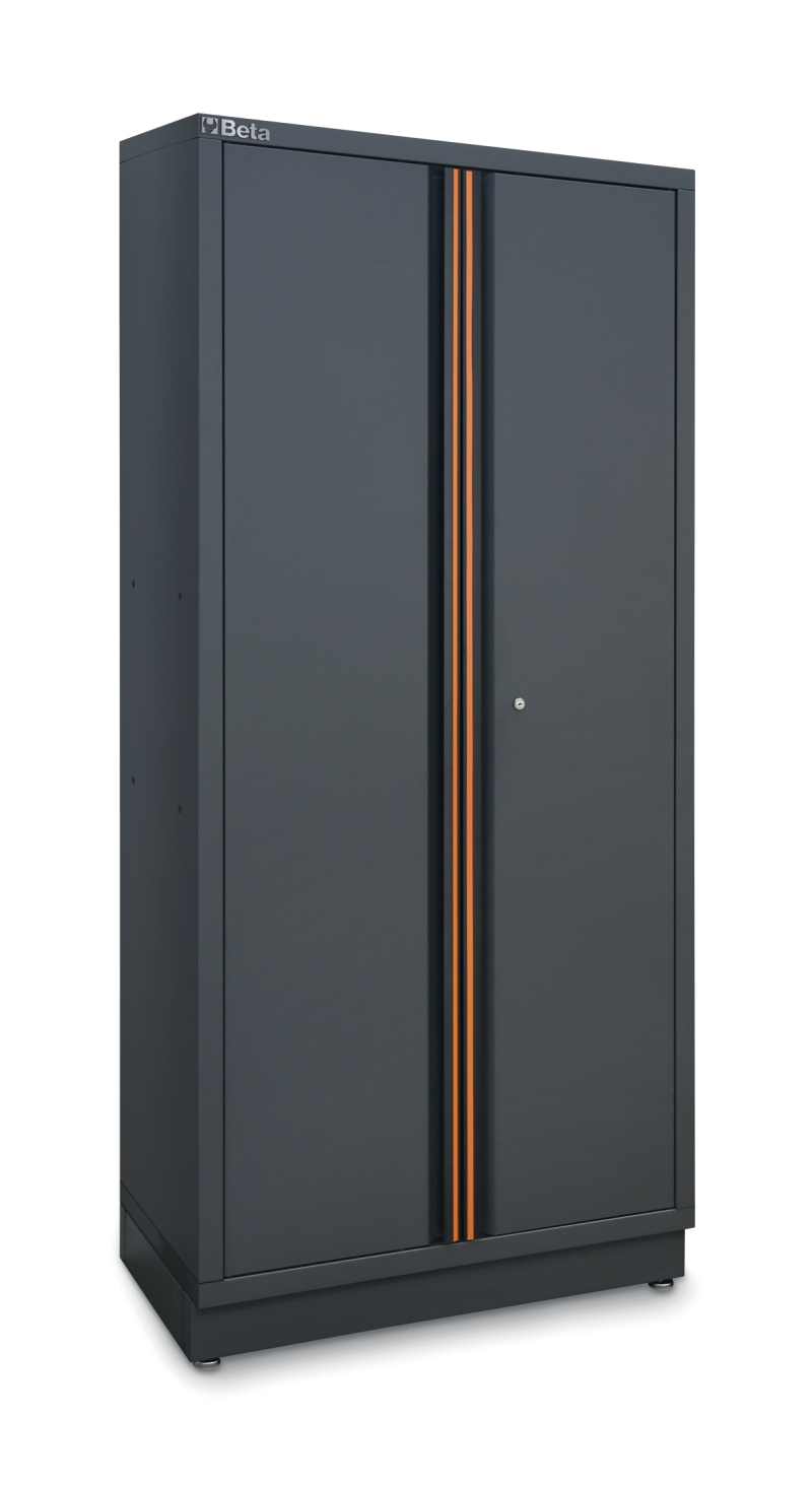 Two-Door Tool Cabinet with Adjustable Shelves and Lock for Workshop - BetaC45PRO C45PRO AS2 image 1