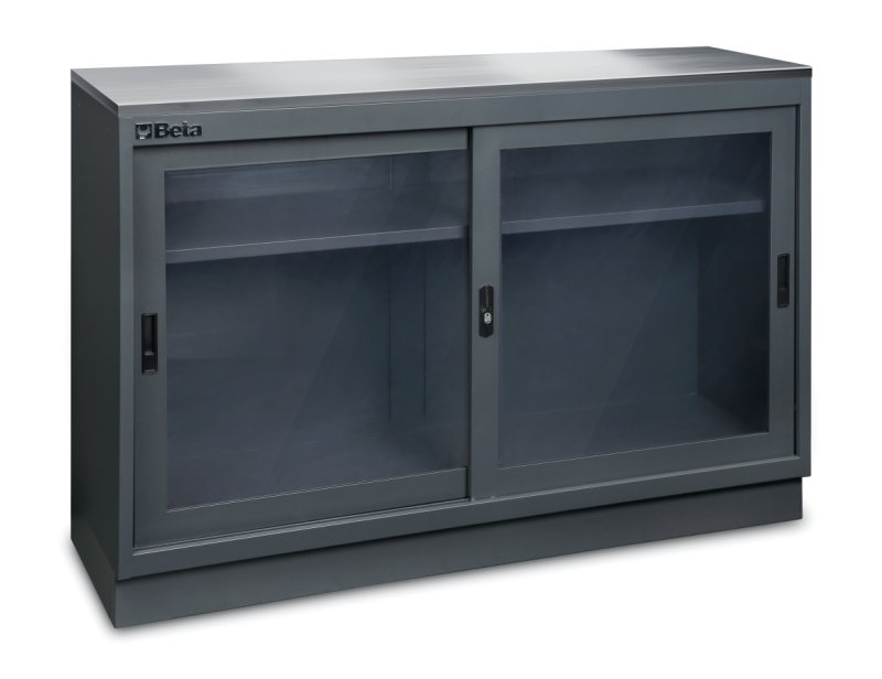 Fixed Module with Clear Polycarbonate Doors and Adjustable Shelf for Workshop - BetaC45PRO C45PRO MAT thumbnail 5